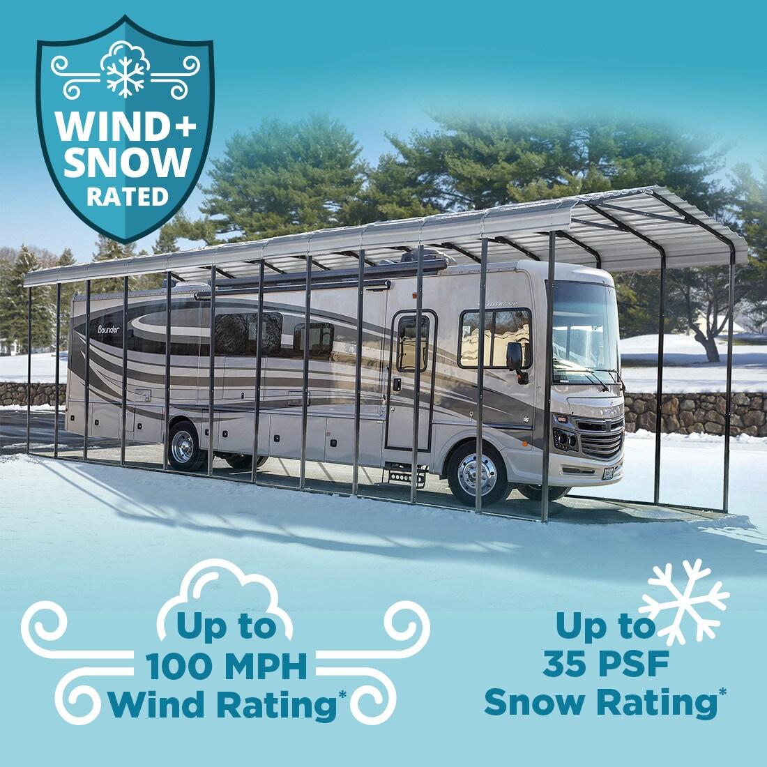 Arrow Arrow Carport, 14 ft. x 29 ft. x 14 ft.