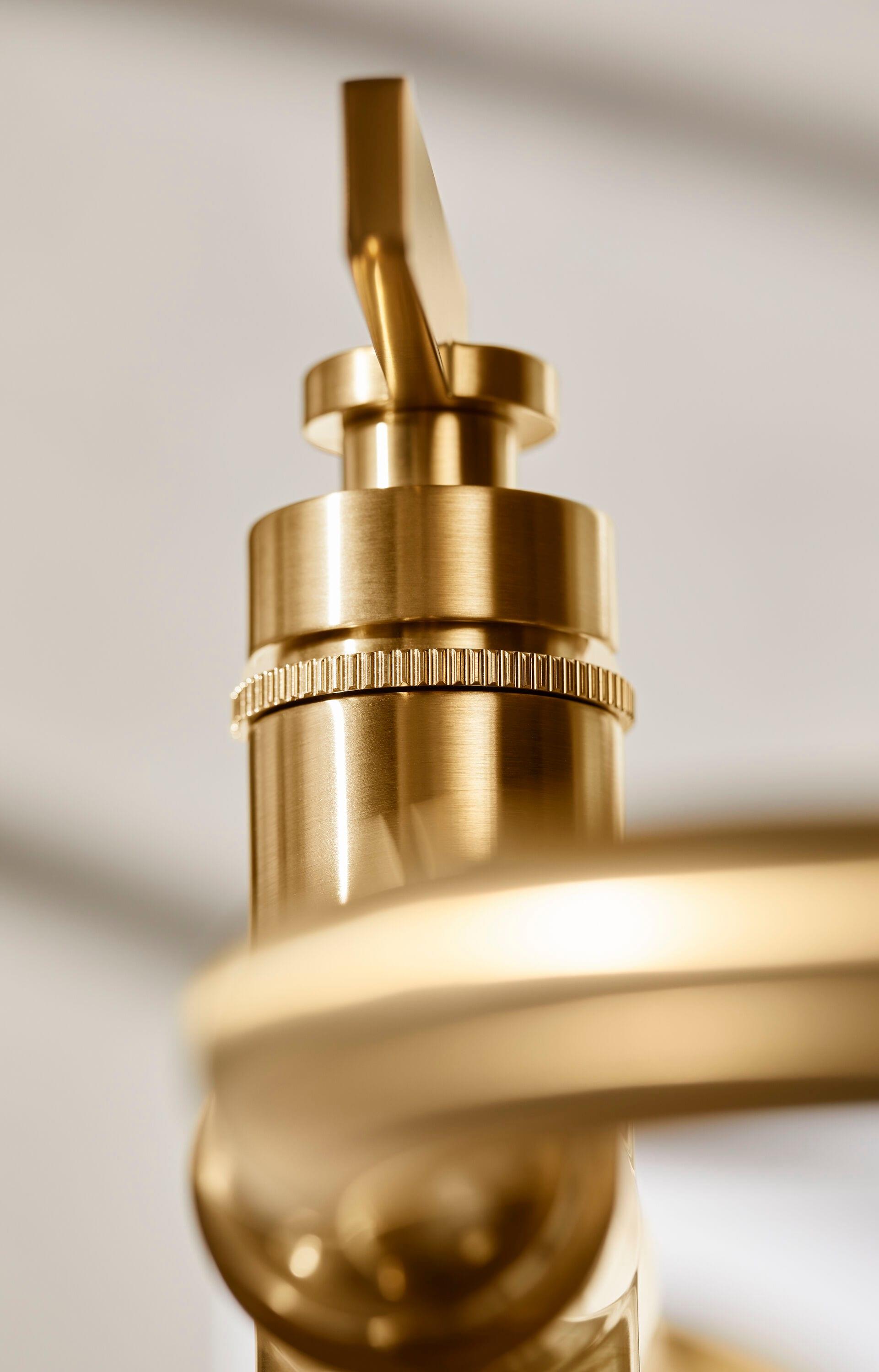 Castia by Studio McGee Floor-Mount Bath Filler Trim with Handshower