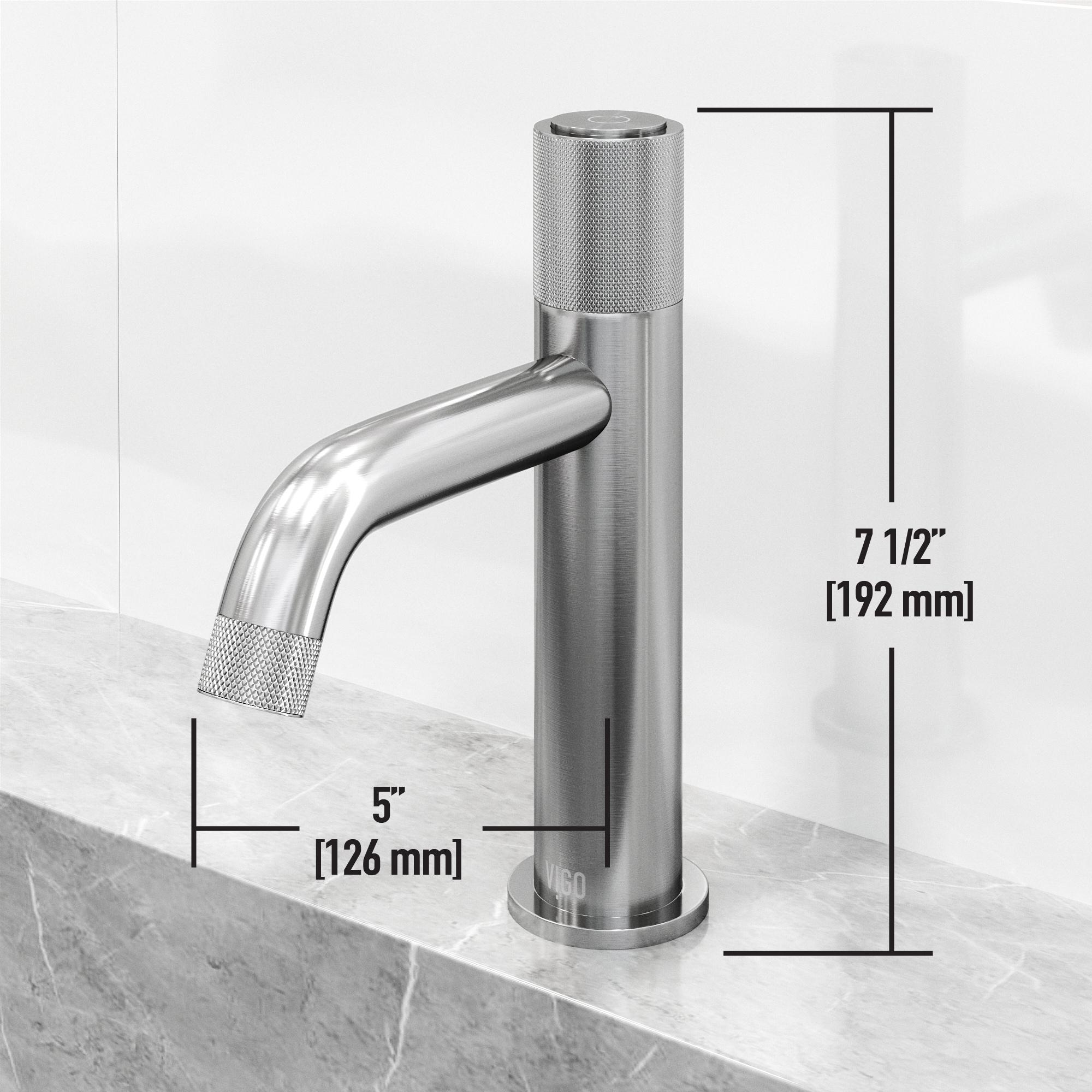 Apollo 8" H Single Handle Single Hole Bathroom Faucet