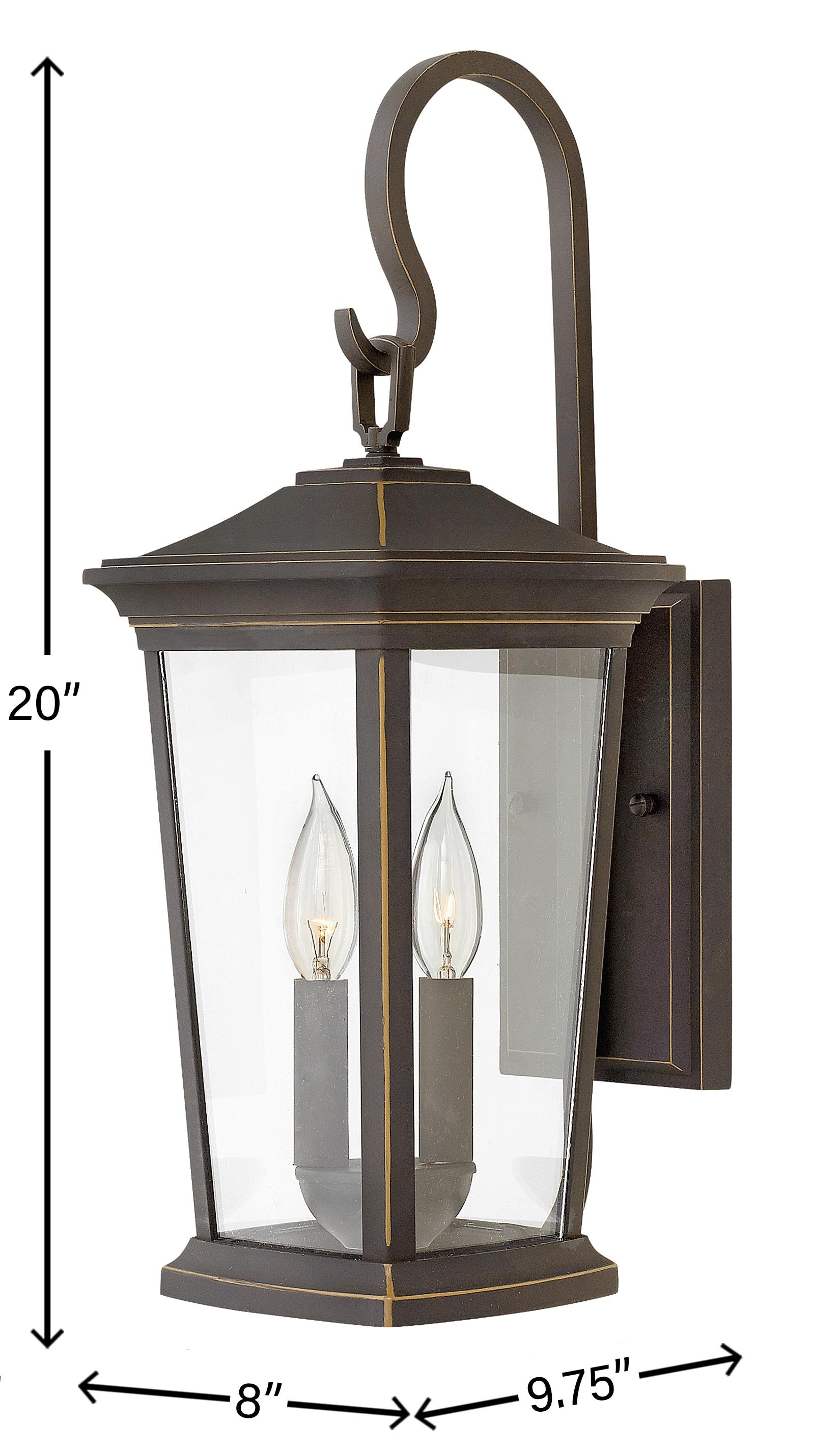 Hinkley Lighting - Two Light Wall Mount - Bromleys - 2 Light Medium Outdoor Wall