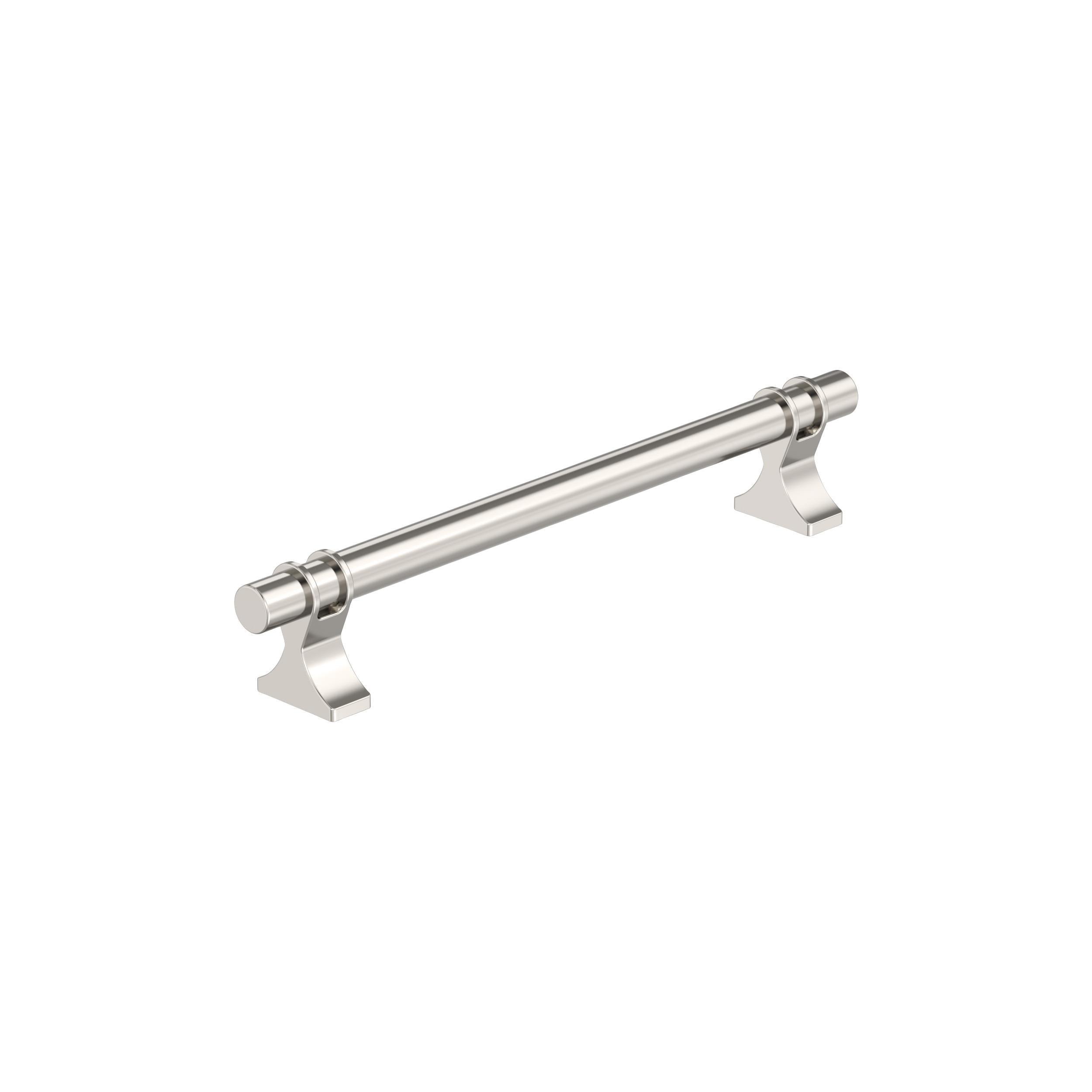 Amerock Davenport 6-5/16 inch (160mm) Center-to-Center Polished Nickel Cabinet Pull