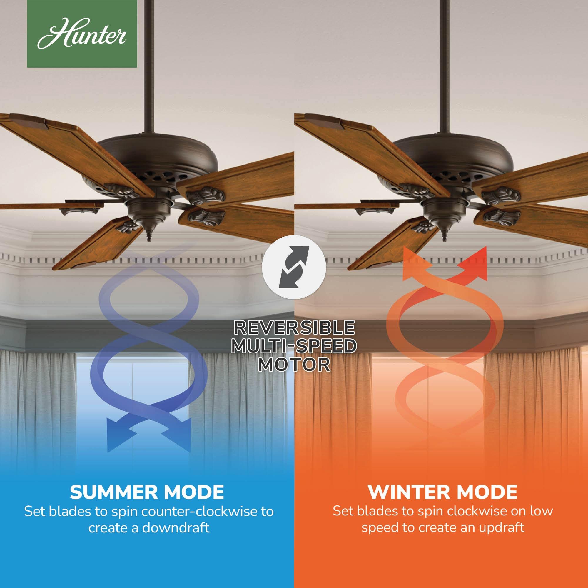 Casablanca Fan 60" Fellini 5 - Blade Standard Ceiling Fan with Wall Control