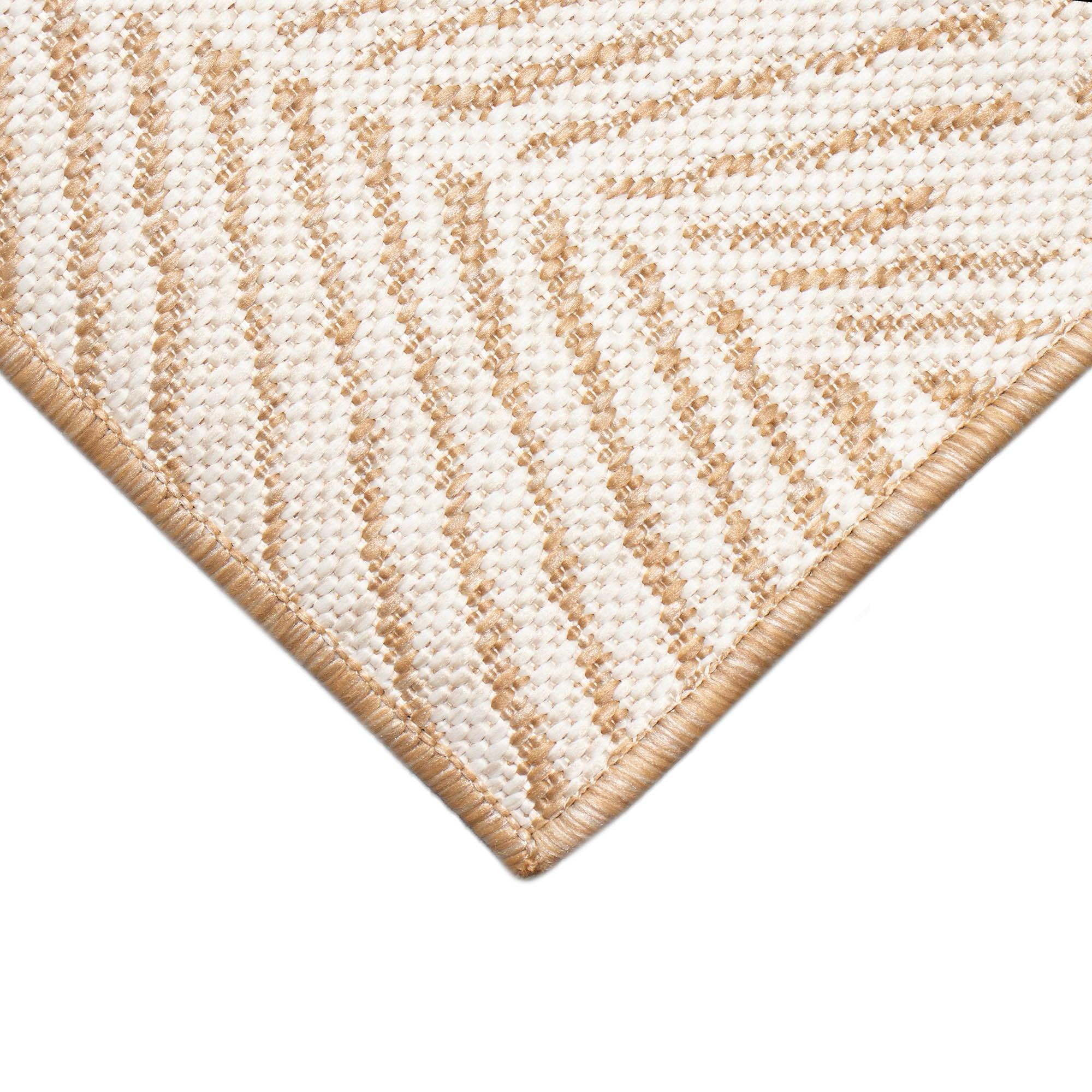 Liora Manne  Carmel Chevron Indoor/Outdoor Rug Navy 3'3" x 4'11" 3' x 5' Navy Rectangle