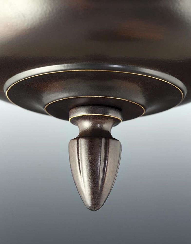 Progress Lighting Westport 1-Light Outdoor Post Lantern in Antique Bronze with Clear Seeded Glass Shade