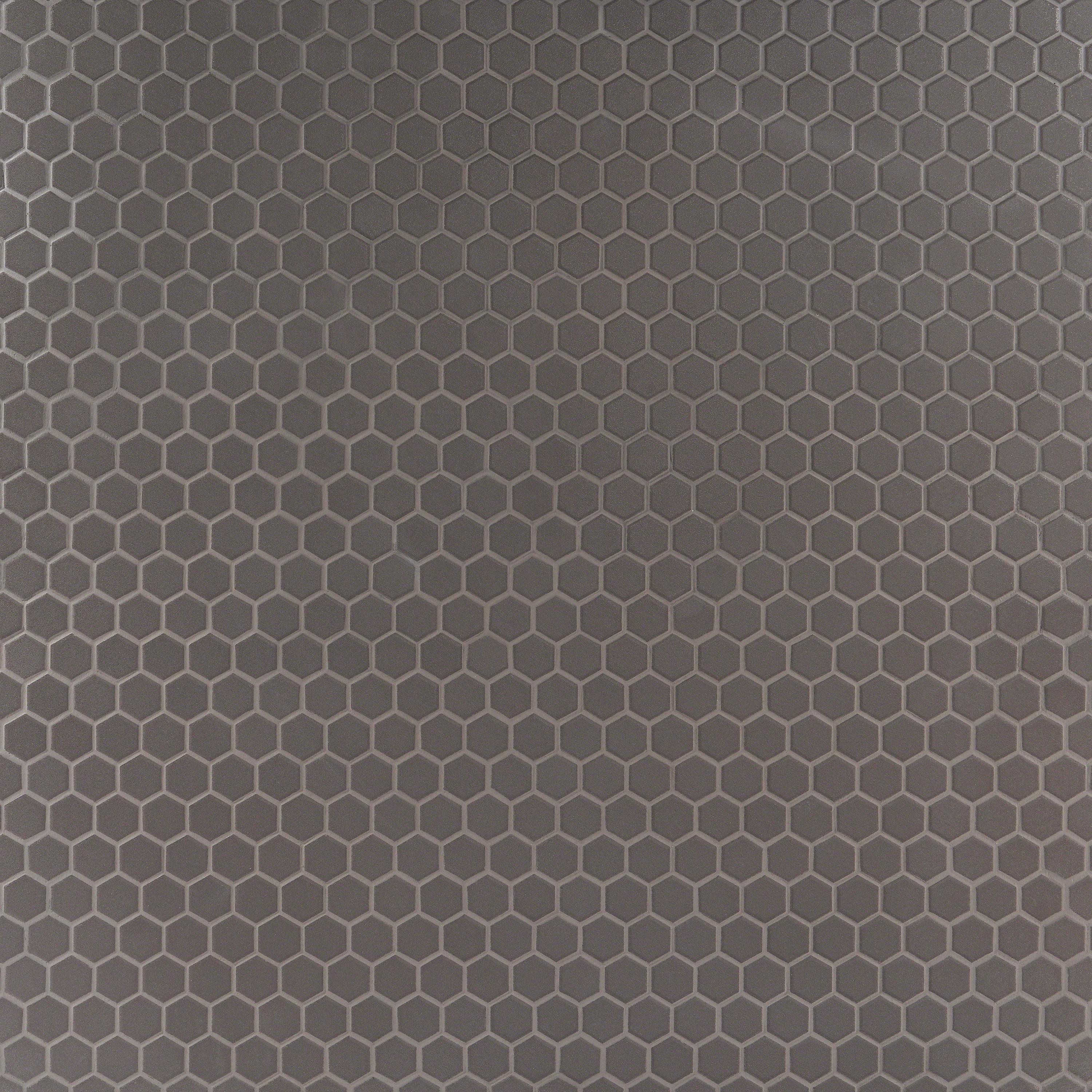 Slim 10.23" x 11.81" Matte Porcelain Floor and Wall Mosaic Tile