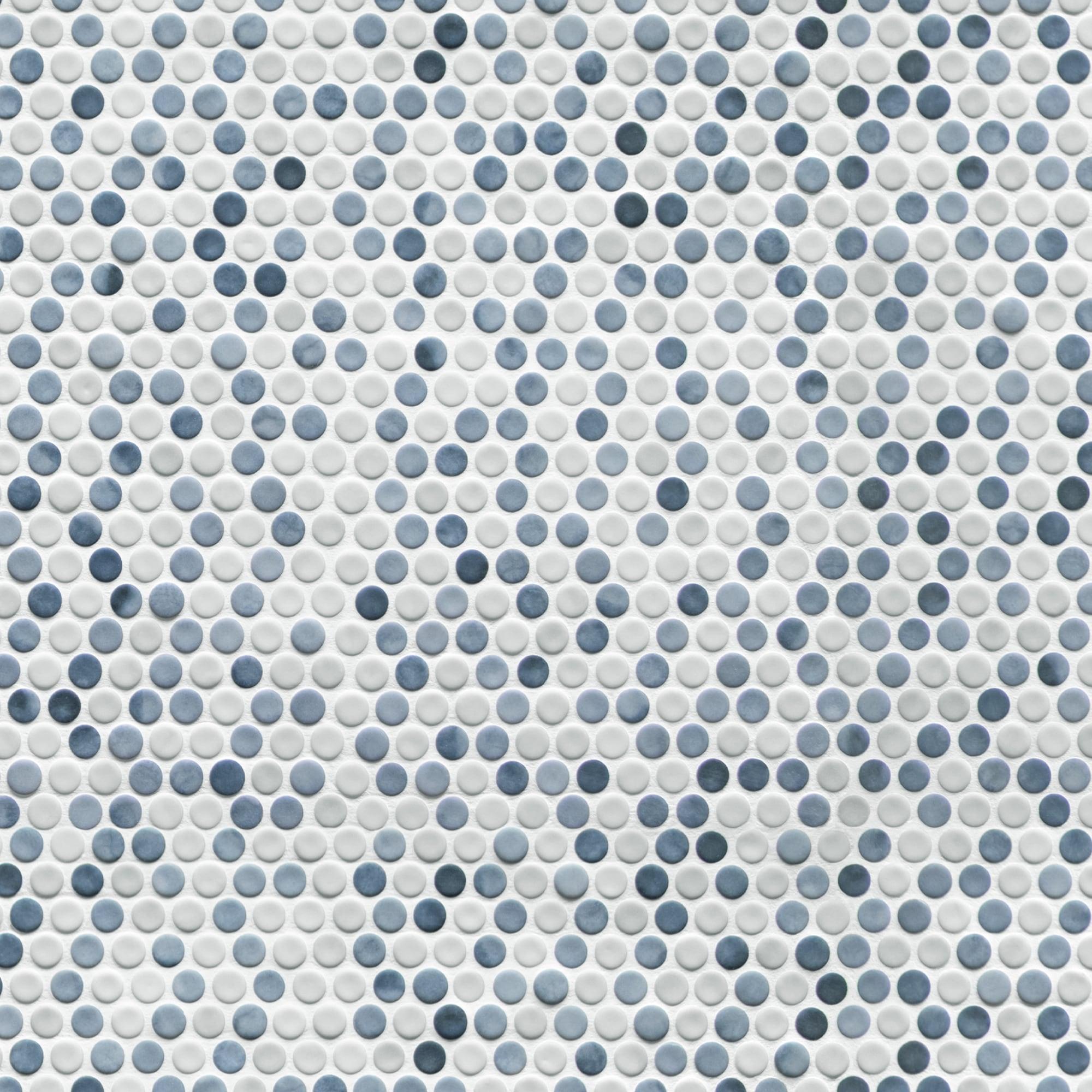 Sunwings 12" x 12" Pebble Recycled Glass Mosaic Floor & Wall Tile