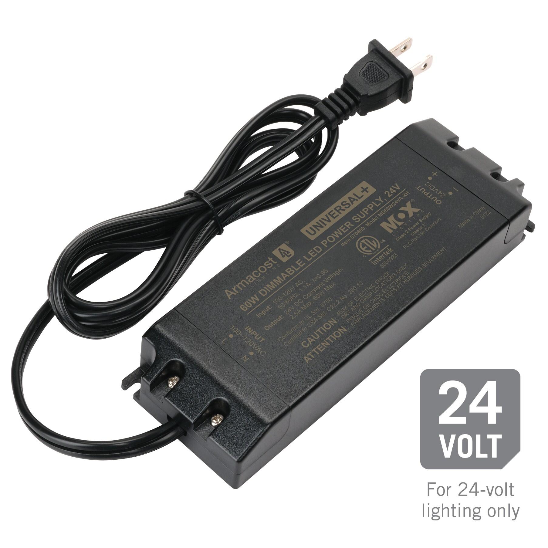 Universal+ Dimmable LED Driver 24V DC, Electronic Transformer