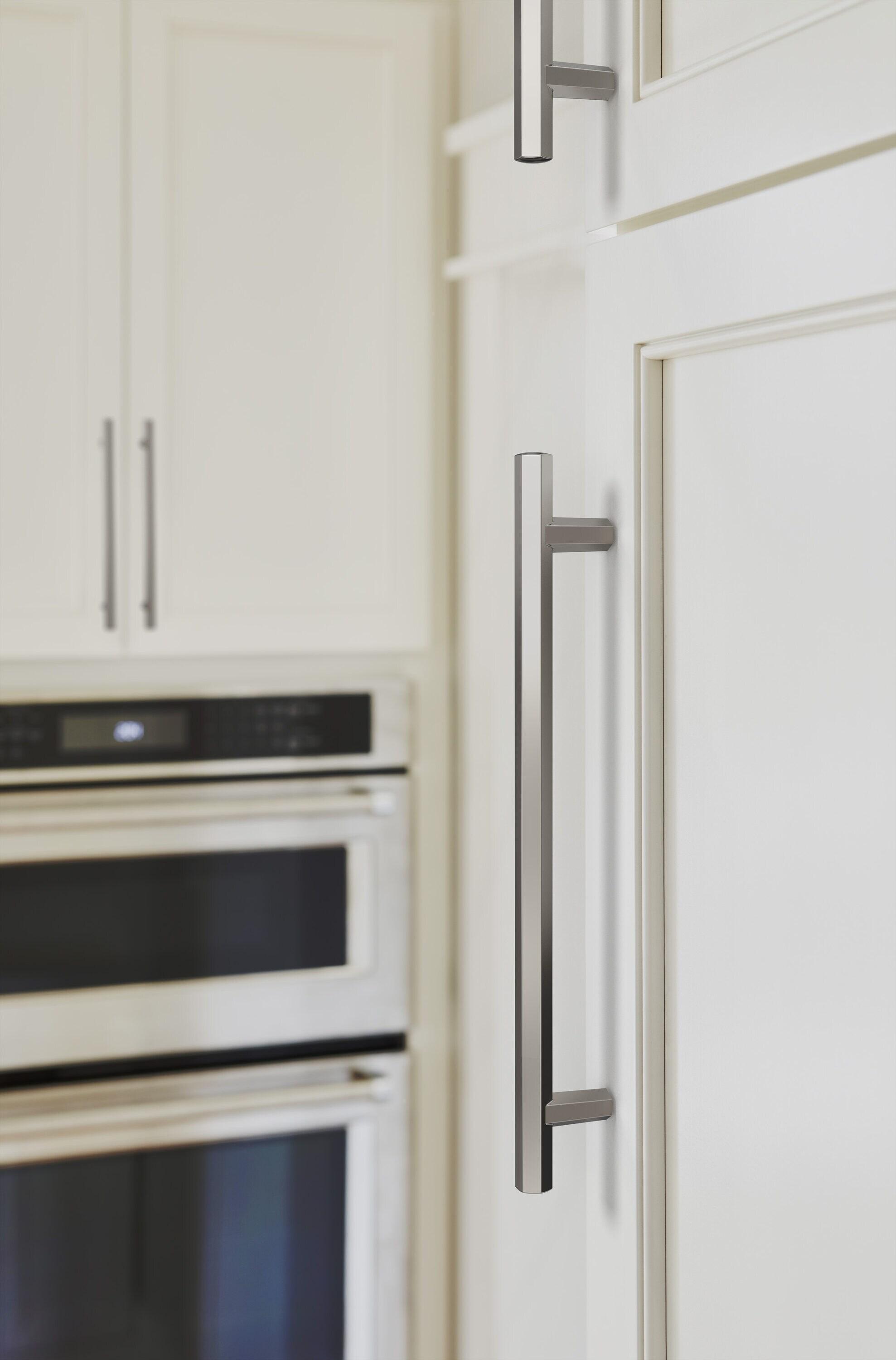 Amerock Caliber 7-9/16 inch (192mm) Center-to-Center Polished Nickel Cabinet Pull