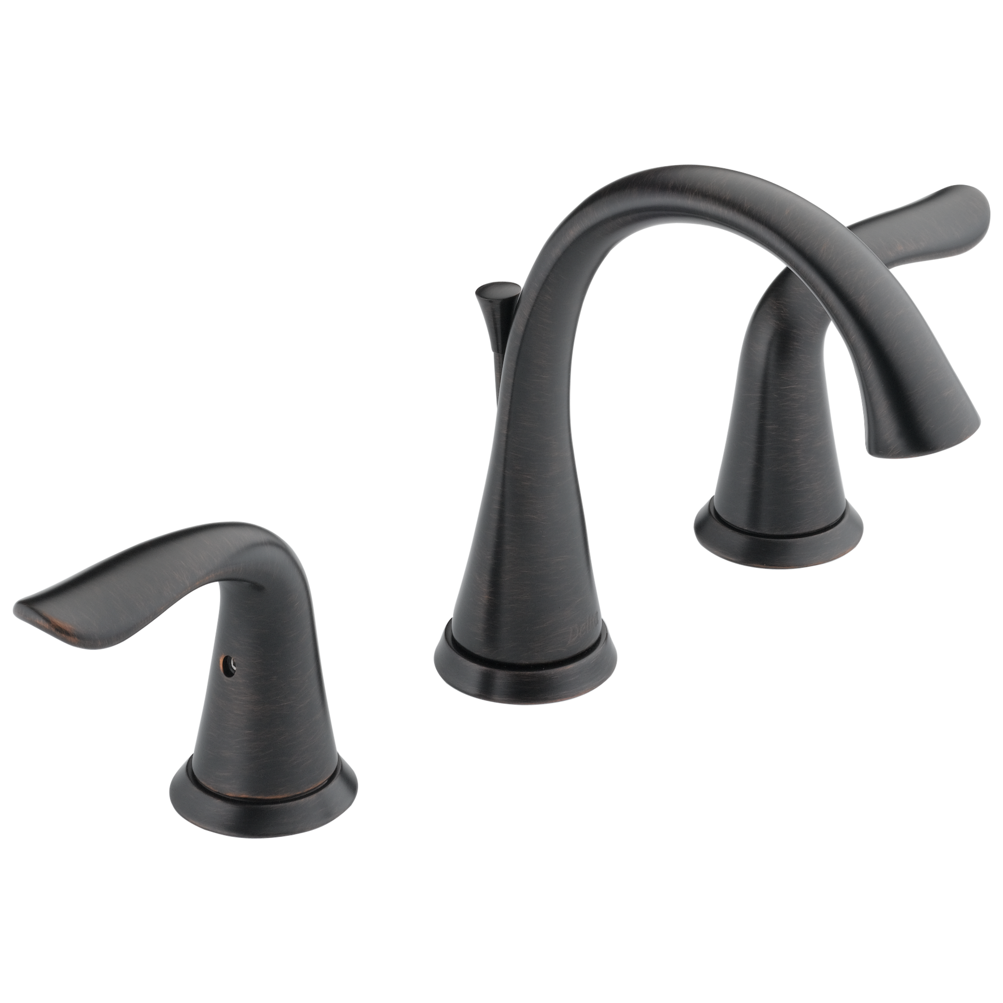 Lahara Widespread Bathroom Faucet 3 Hole, 2-handle Bathroom Sink Faucet with Drain Assembly