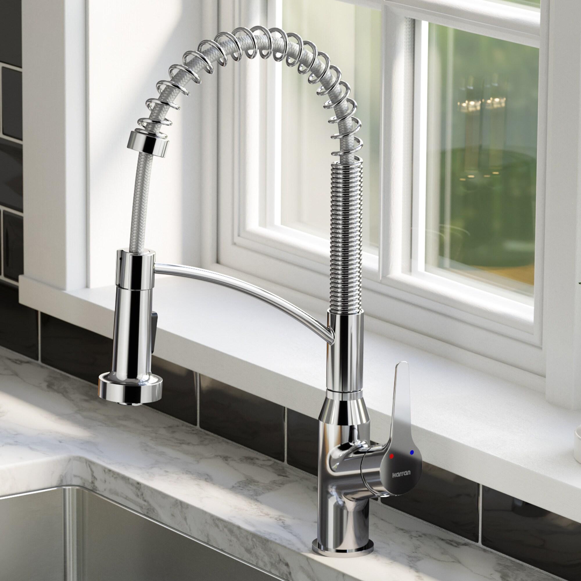 Karran Scottsdale Single-Handle Pull-Down Sprayer Kitchen Faucet