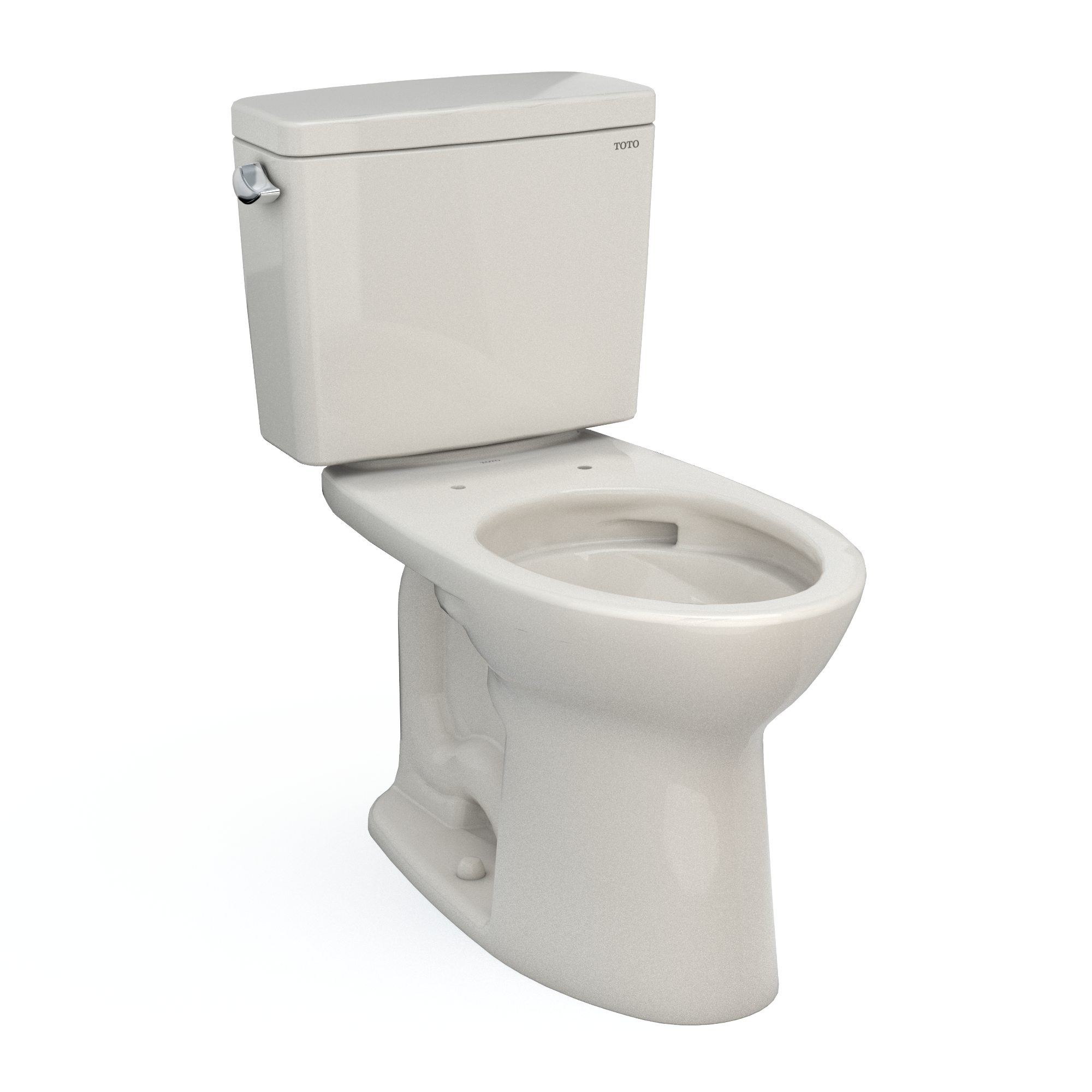 Drake® 1.6 GPF Elongated Two-Piece Toilet with Tornado Flush (Seat Not Included)