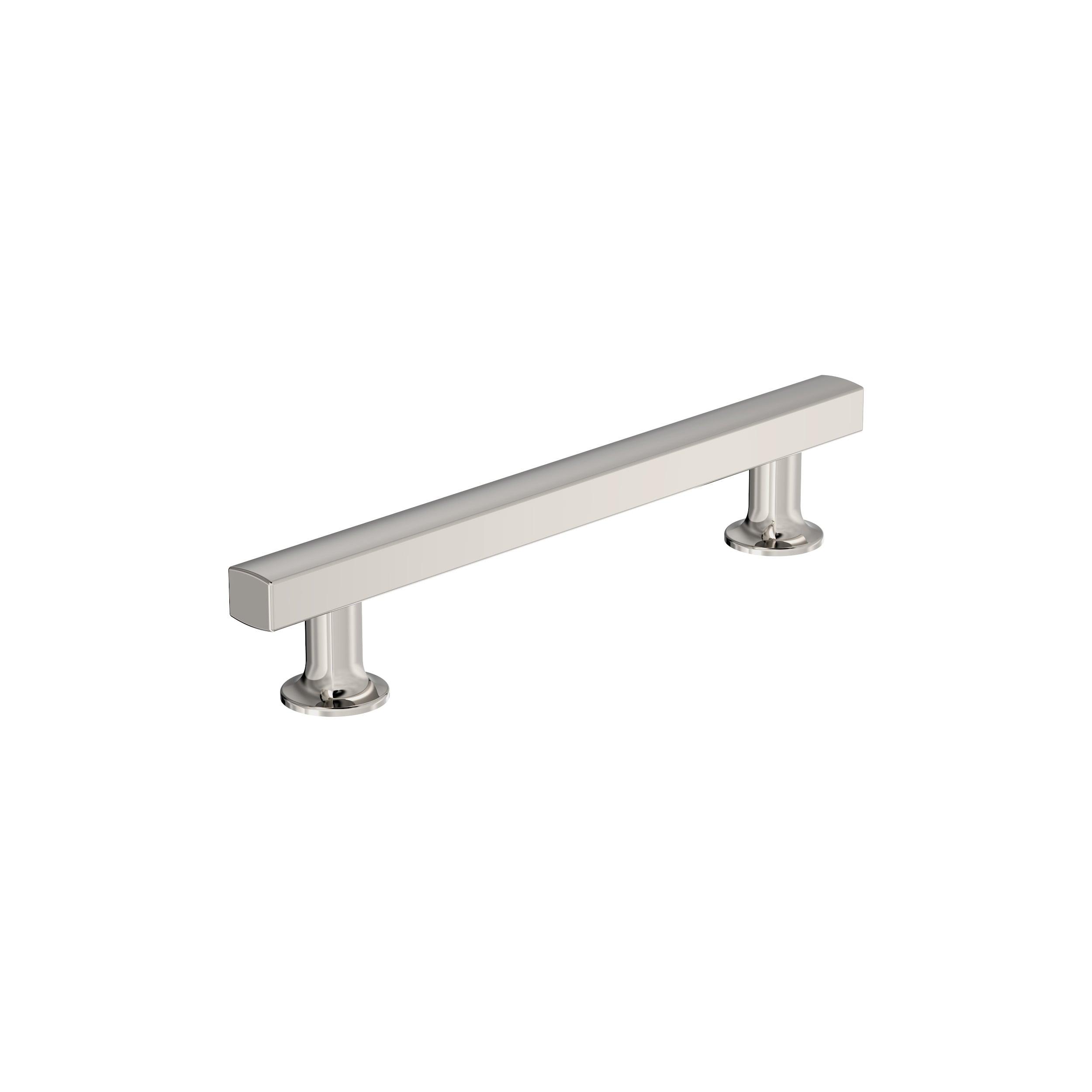 Amerock Everett 5-1/16 inch (128mm) Center-to-Center Polished Nickel Cabinet Pull