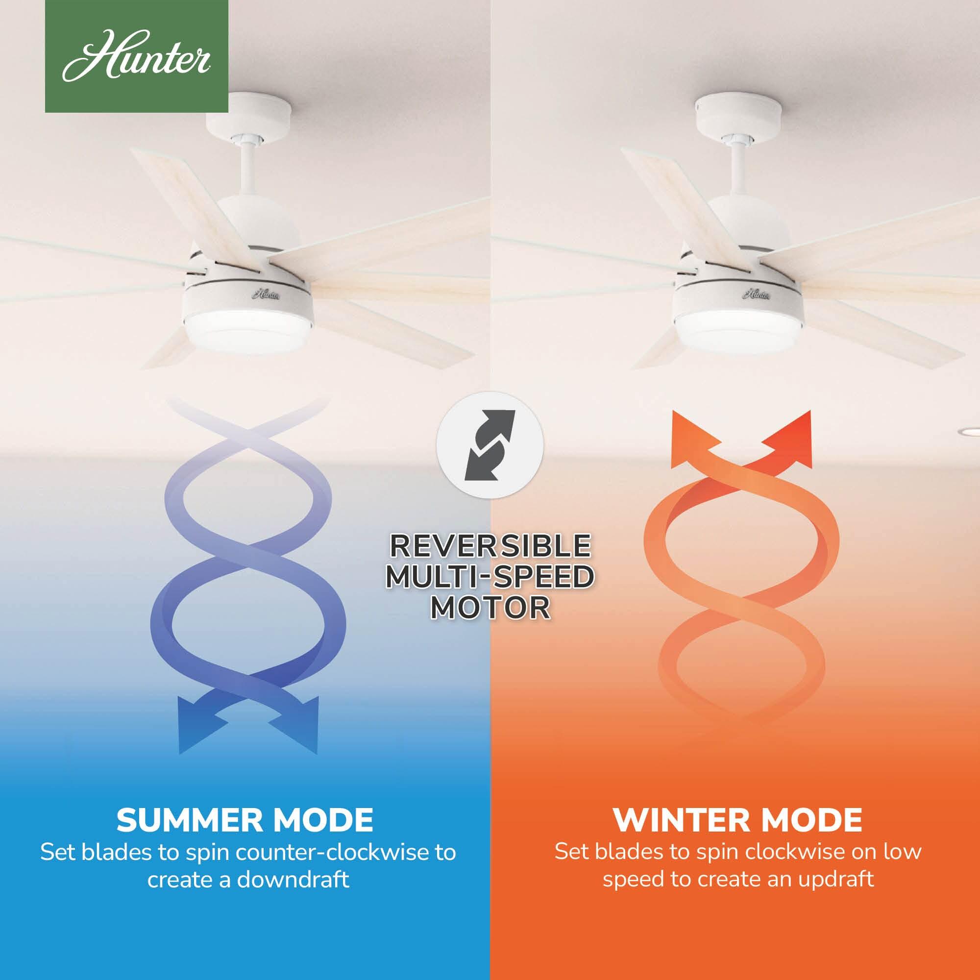 60" Phenomenon 7 - Blade Smart Standard Ceiling Fan with Wall Control and Light Kit Included