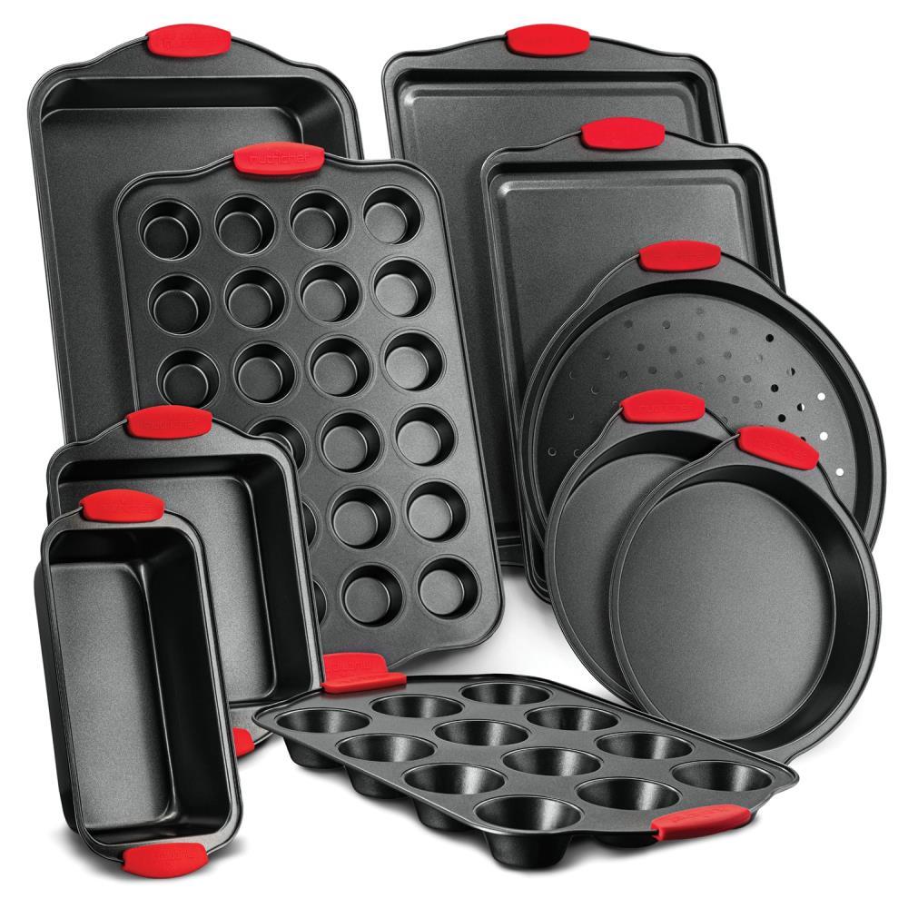 NutriChef 10 Piece Non-Stick Carbon Steel Bakeware Set