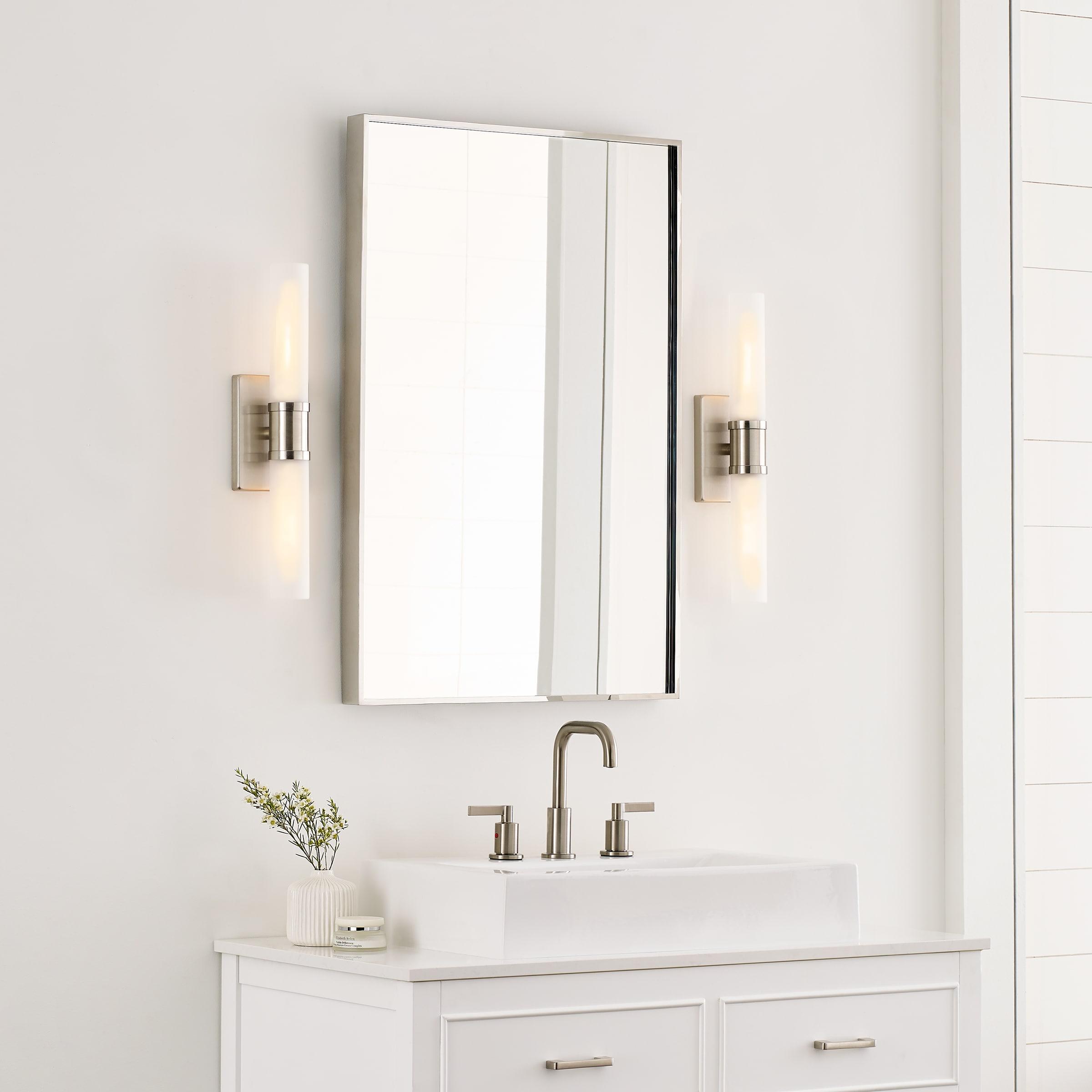 Evelien 2 Light Frosted Dimmable Vanity Light