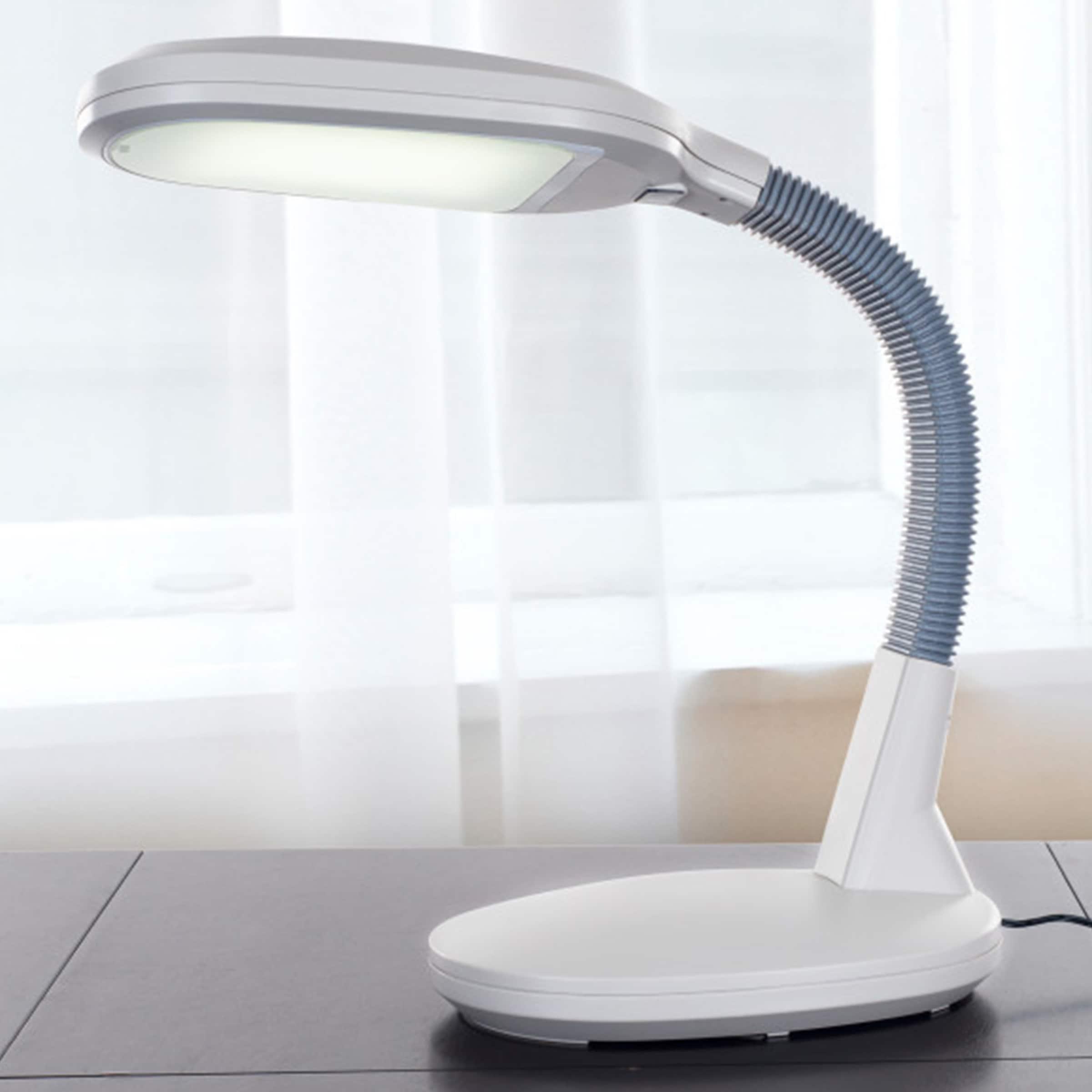 Hastings Home LED Sunlight Desk Lamp With Dimmer Switch