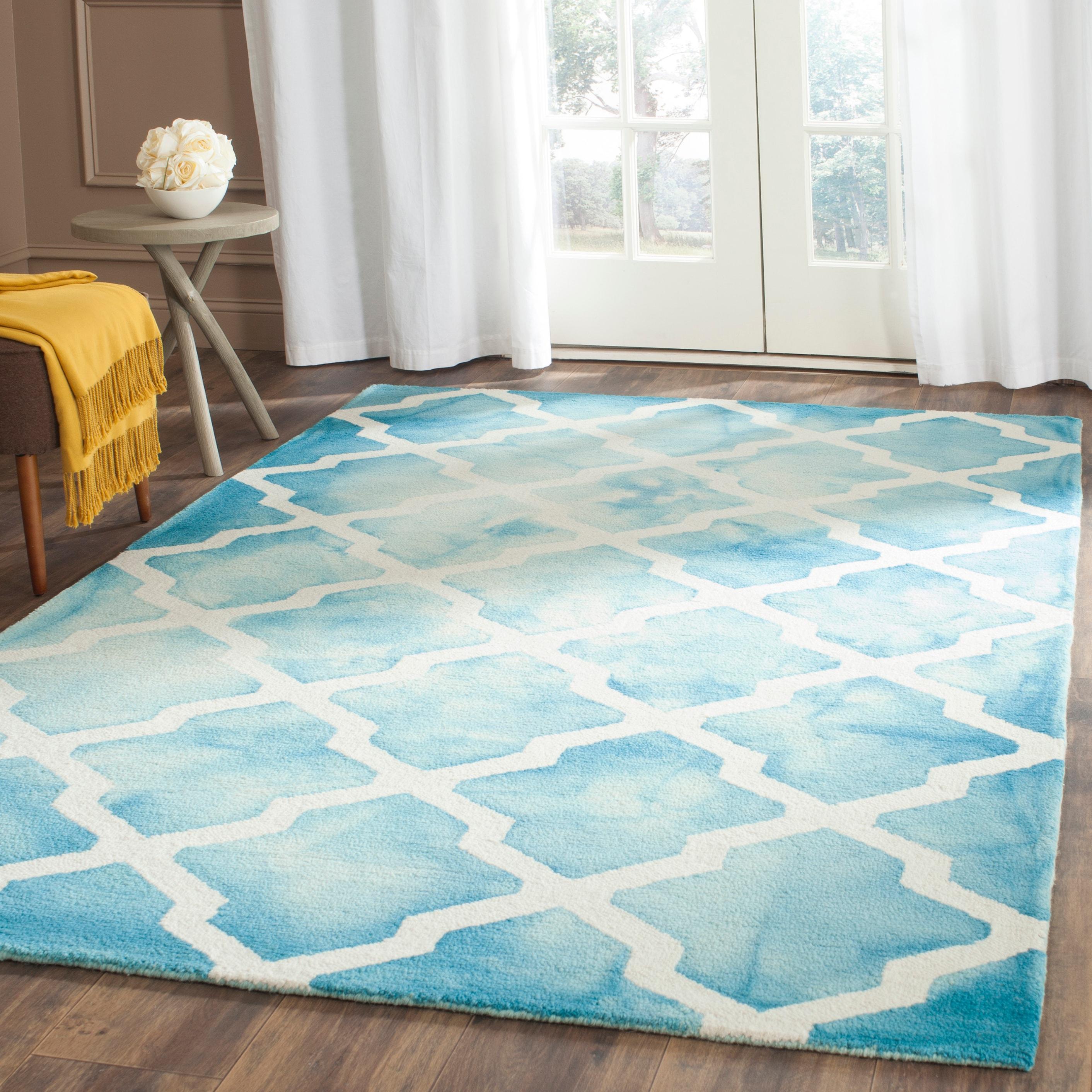 Orren Ellis Valdemaro Hand Tufted Wool Geometric Rug