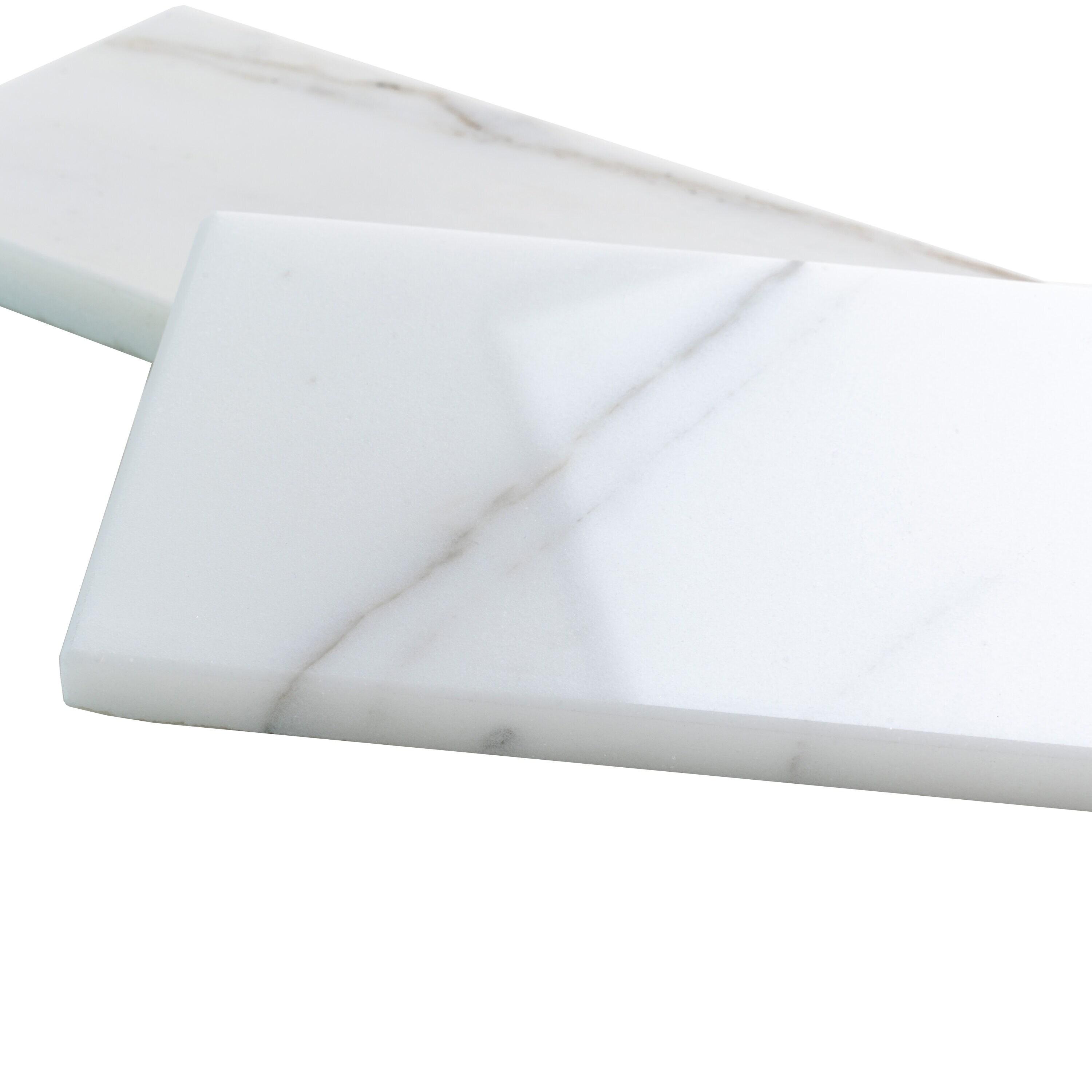 3" x 6" Marble Look Subway Wall & Floor Tile