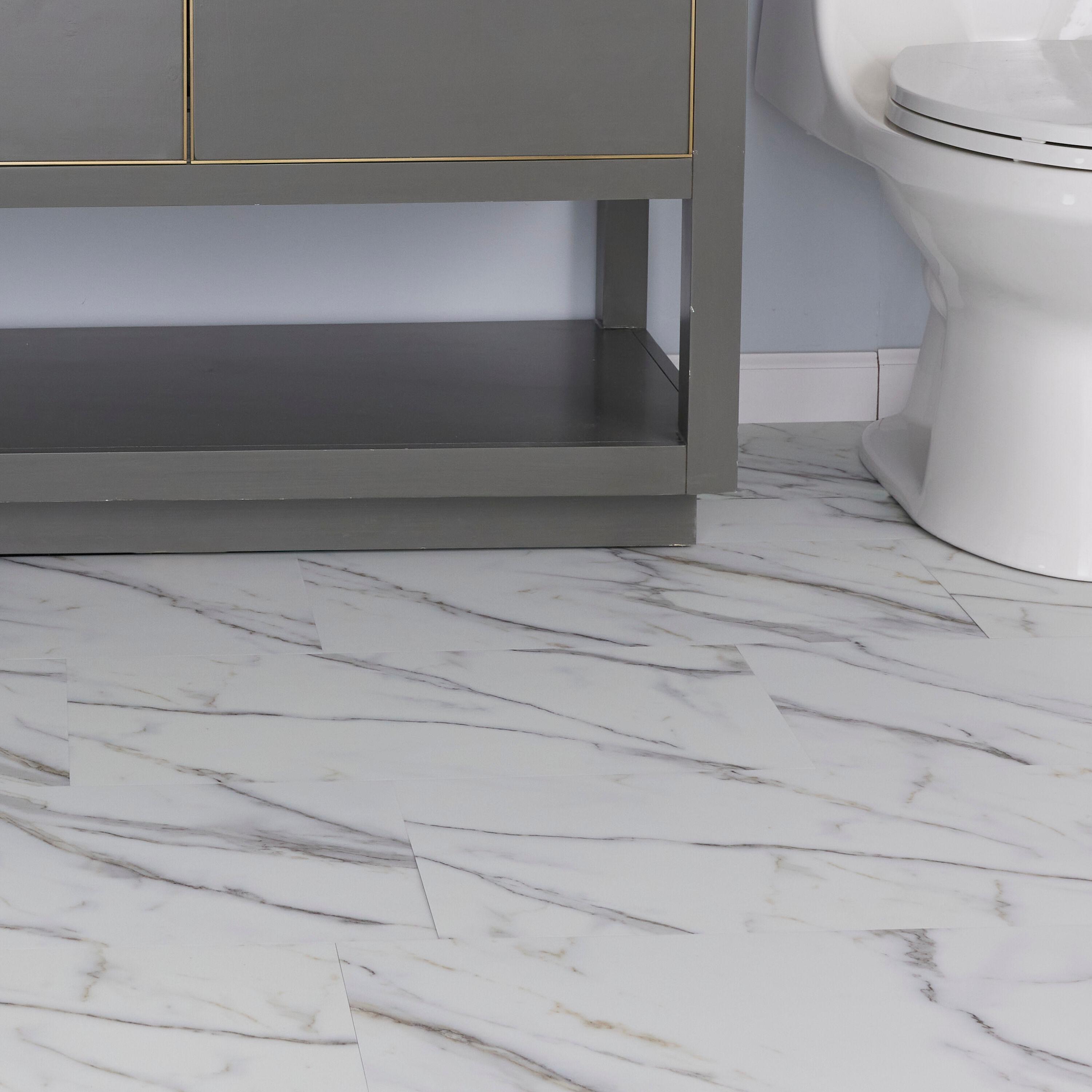 GlueCore Classic 22mil x 12" W x 24" L Glue Down Vinyl Tile Flooring