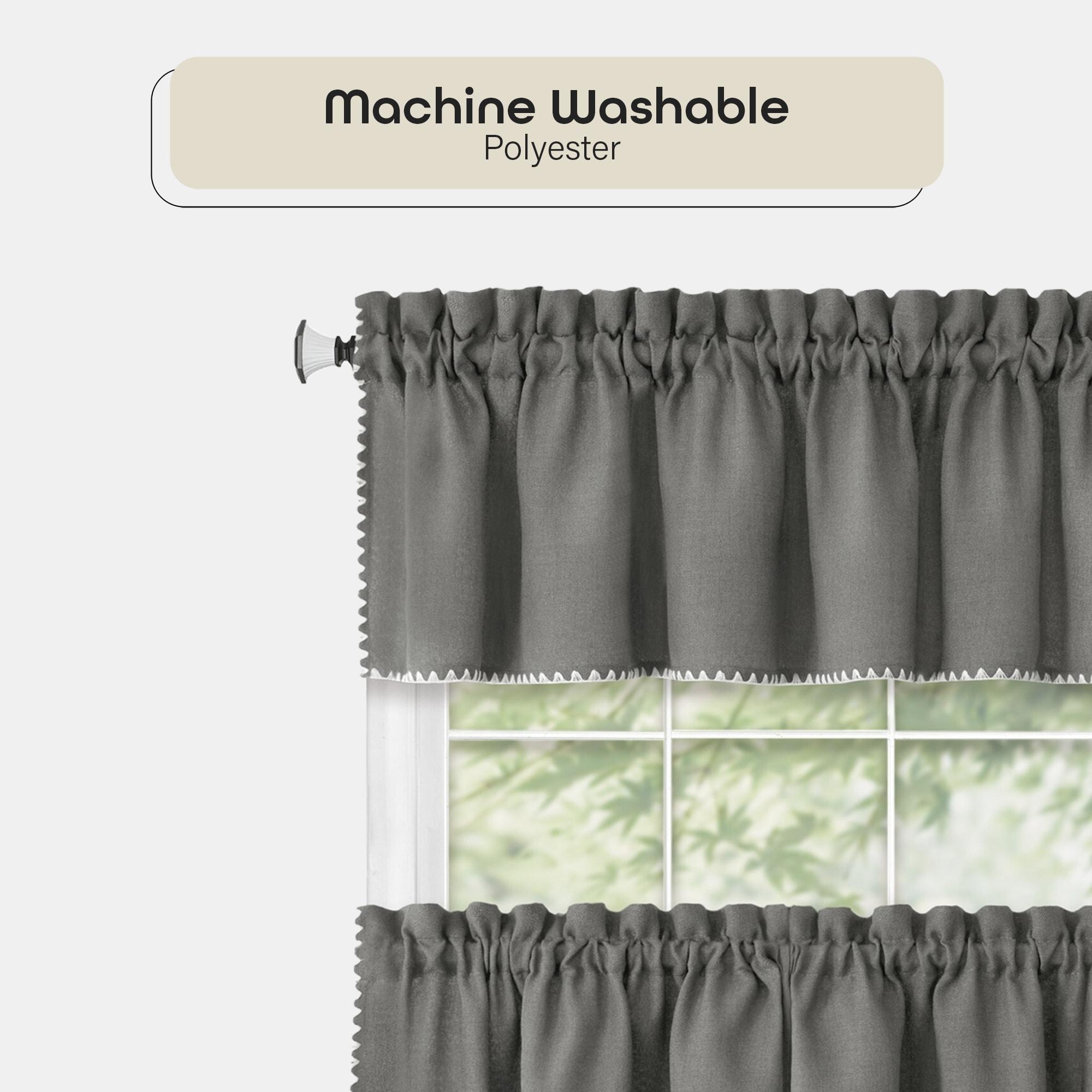 Achim Importing Co Tailored 58'' W Kitchen Curtain