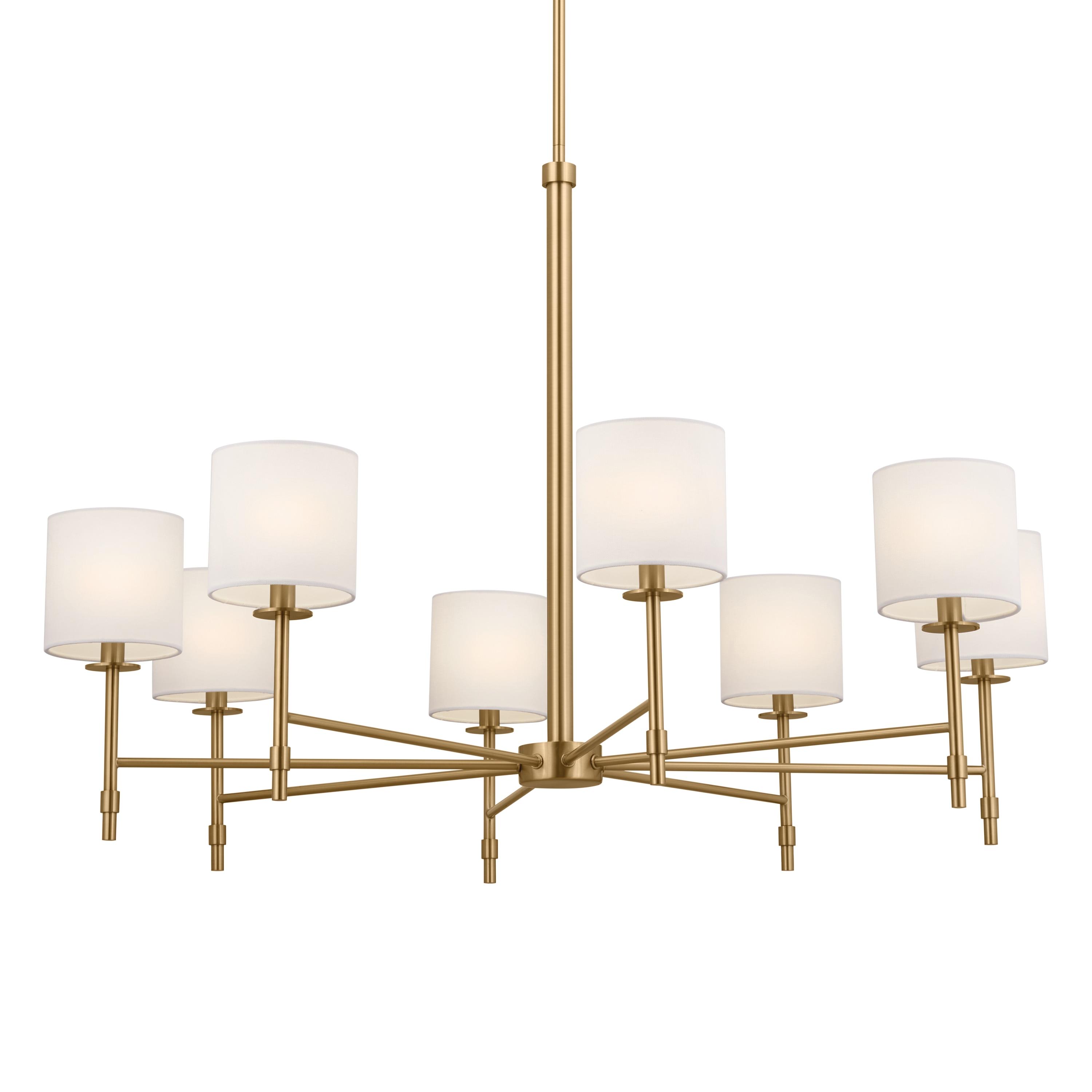 Kichler Lighting Ali 8 - Light Chandelier in  Brushed Natural Brass