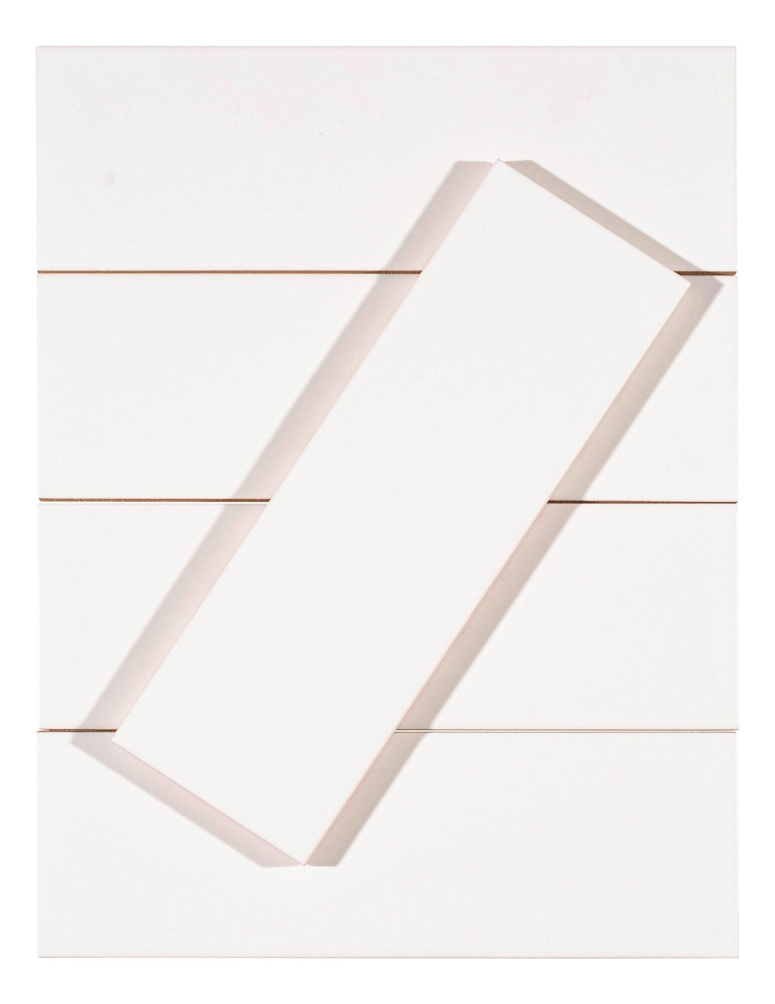 Gullivan Opaque White 3-in. x 9-in. Subway Matte Porcelain Wall Tile