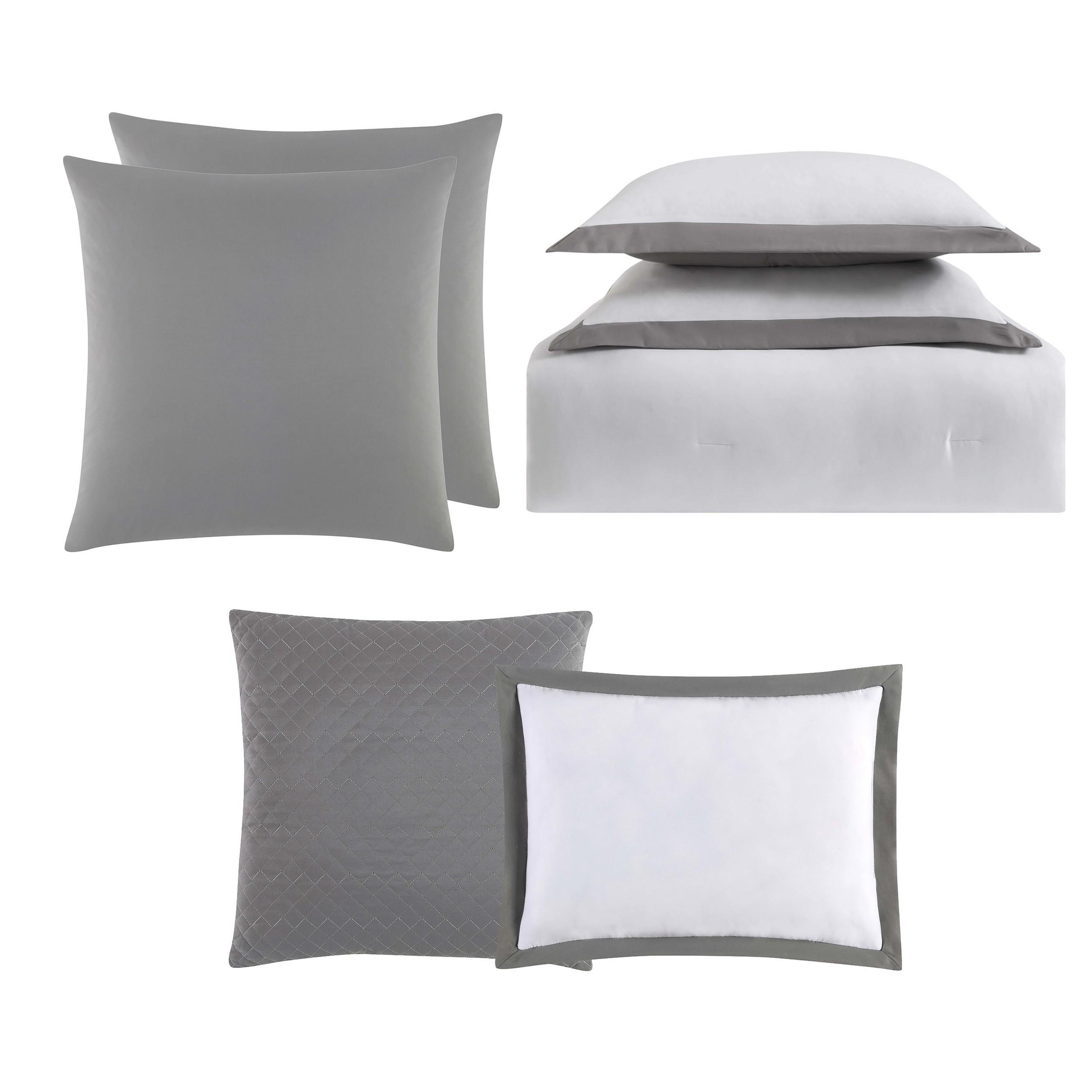 Truly Soft Everyday Modern & Contemporary Box Stitch Comforter Set