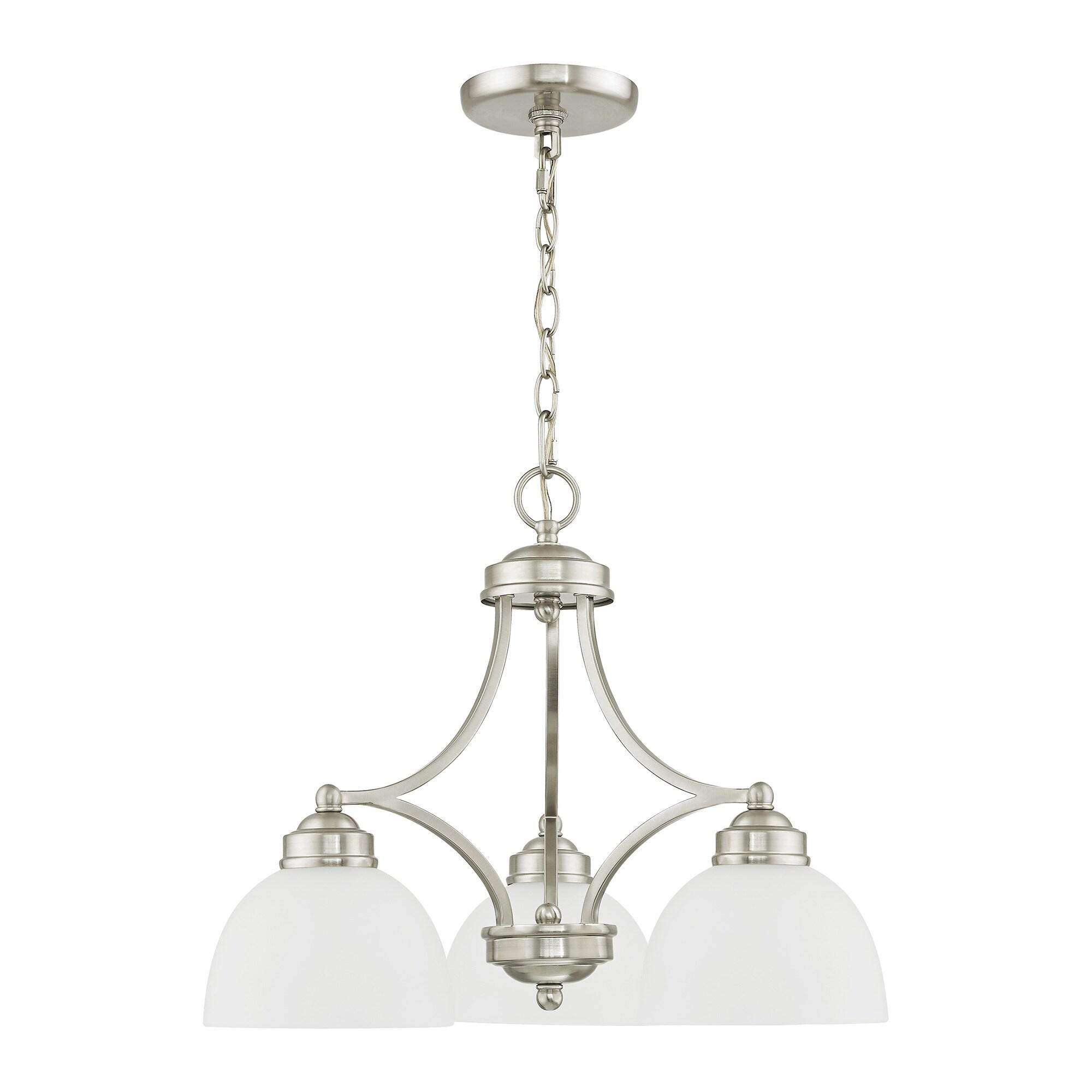 Livex Lighting Somerset 3 - Light Chandelier in  Brushed Nickel