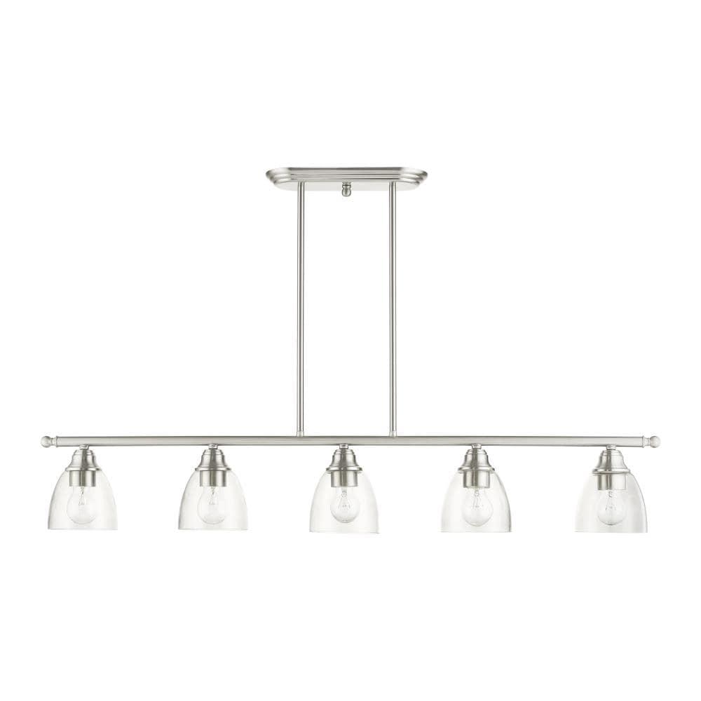 Livex Lighting Montgomery 5 - Light Chandelier in  Brushed Nickel