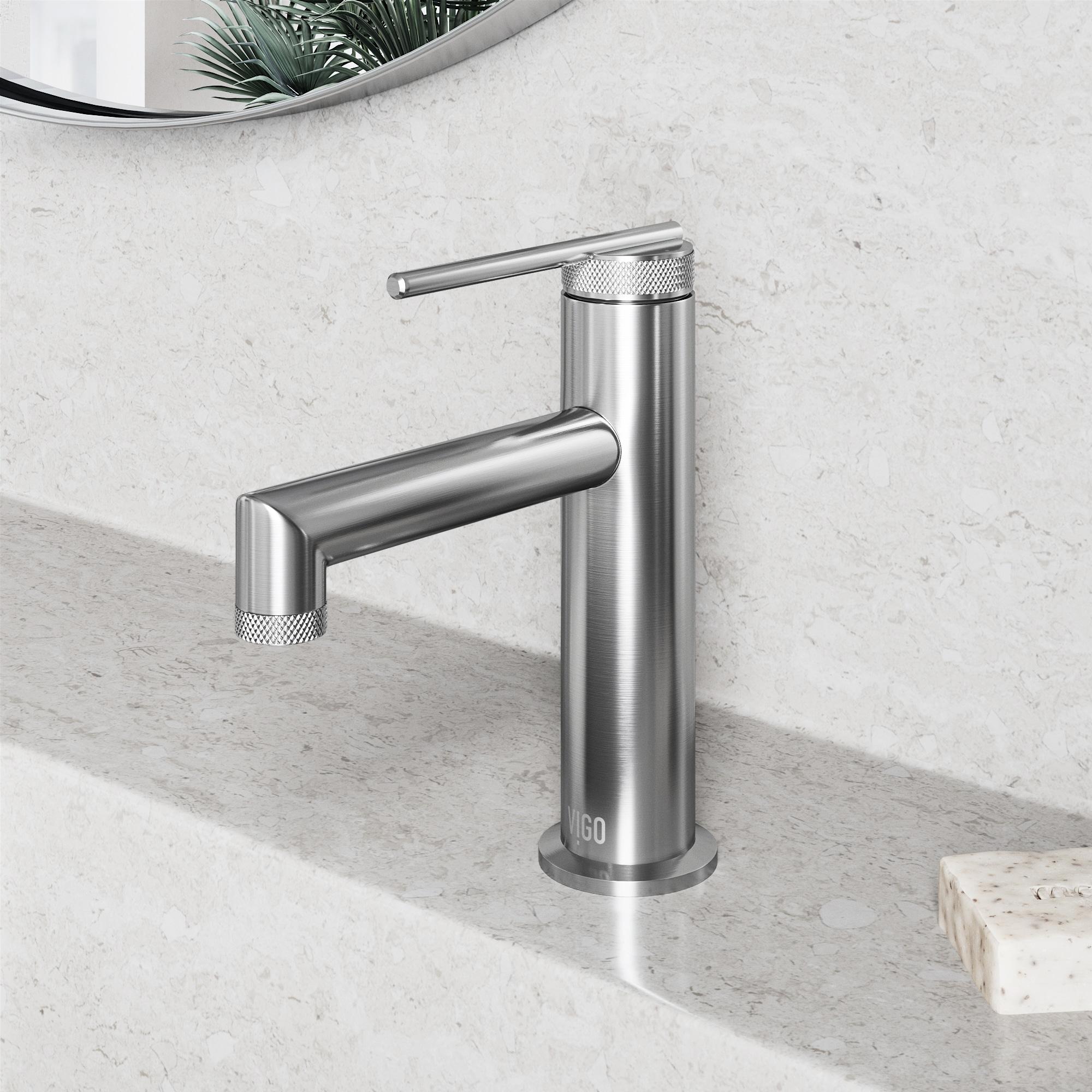 Sterling 7" H Single Handle Single Hole Bathroom Faucet