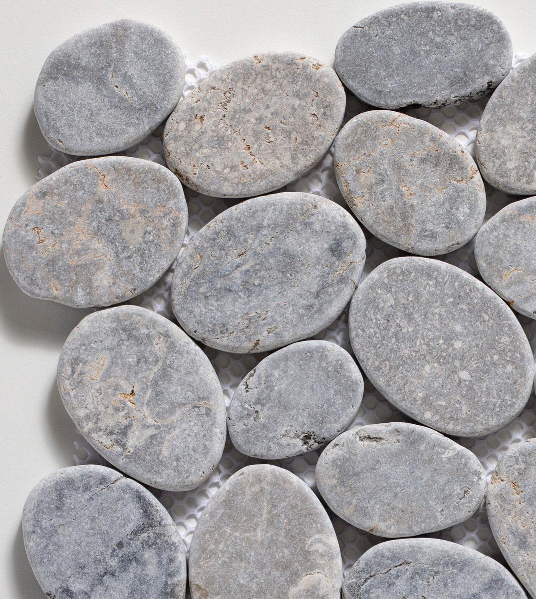 Cruz Bay Studio Natural Stone Pebbles Mosaic Wall & Floor Tile