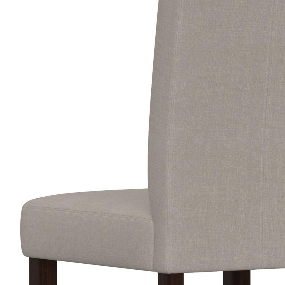 Simpli Home Acadian Linen Parsons Chair (Set of 2)