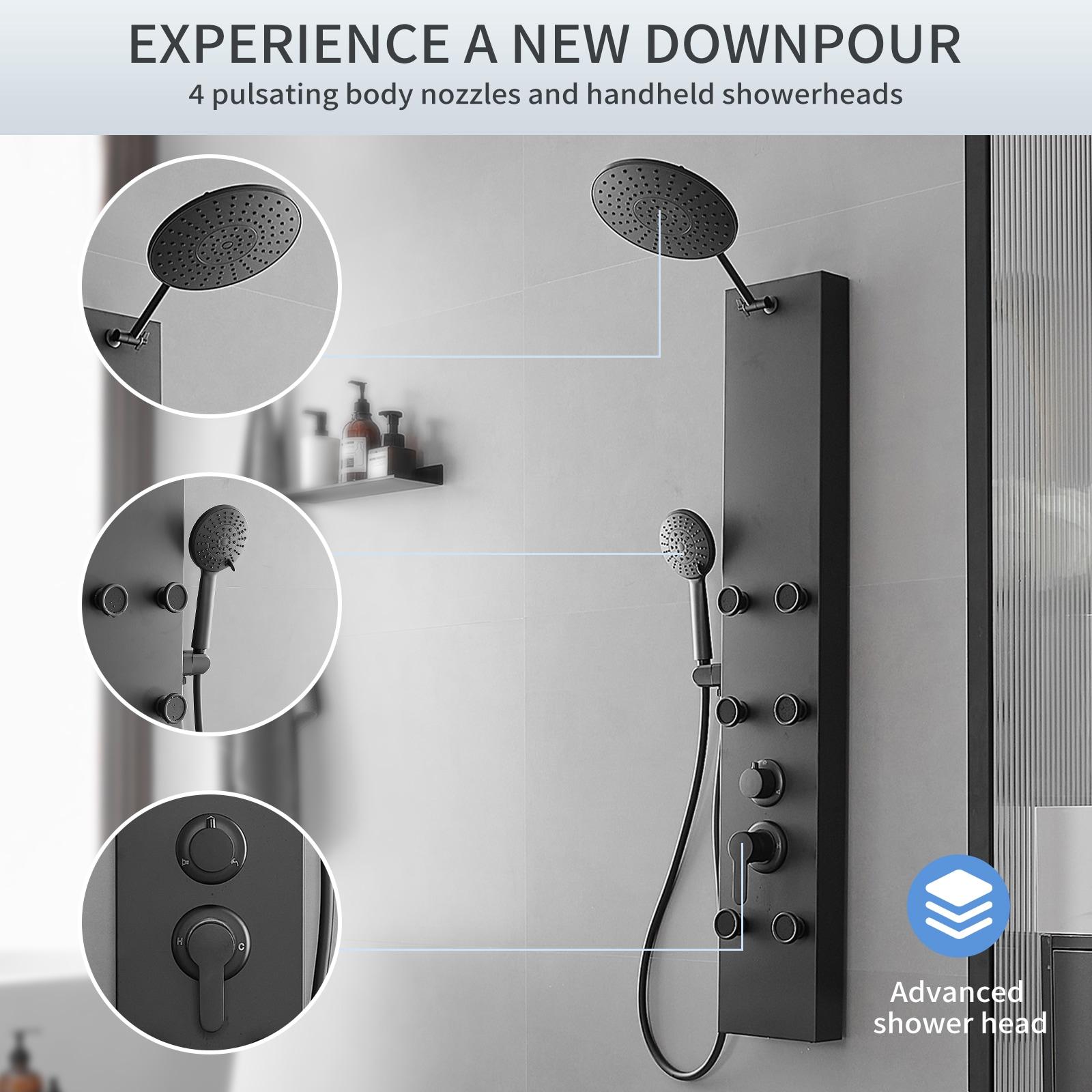 60.55'' Shower Panel with Adjustable Shower Head