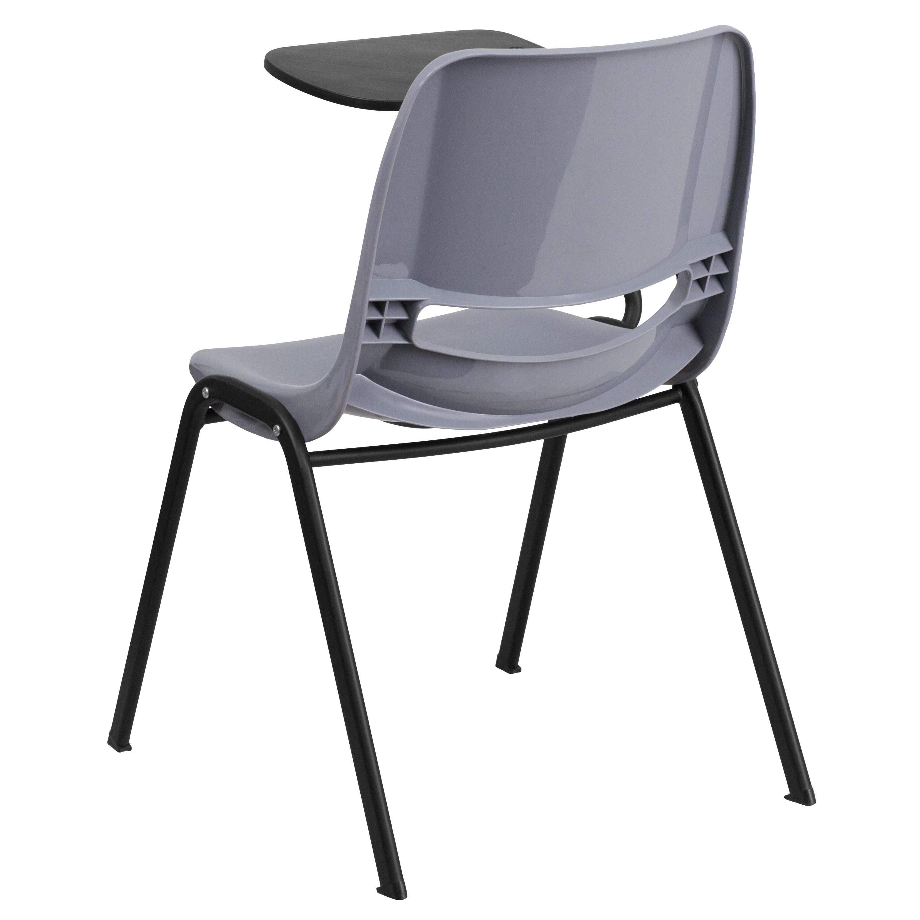Westley Ergonomic Shell Chair with Right Handed Flip-Up Tablet Arm