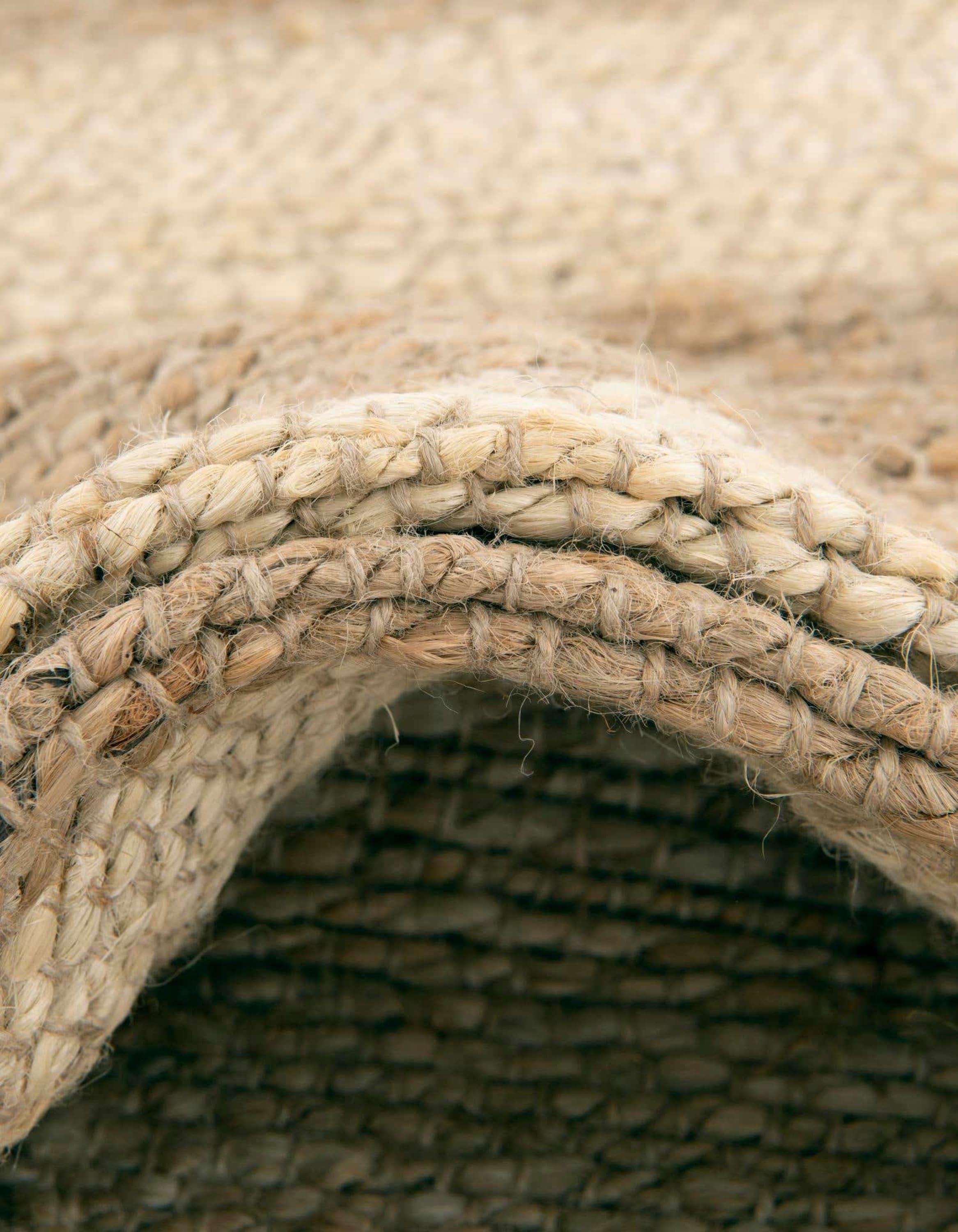 Unique Loom 2' 2 x 3' 1 Braided Jute Rectangle Area Rug