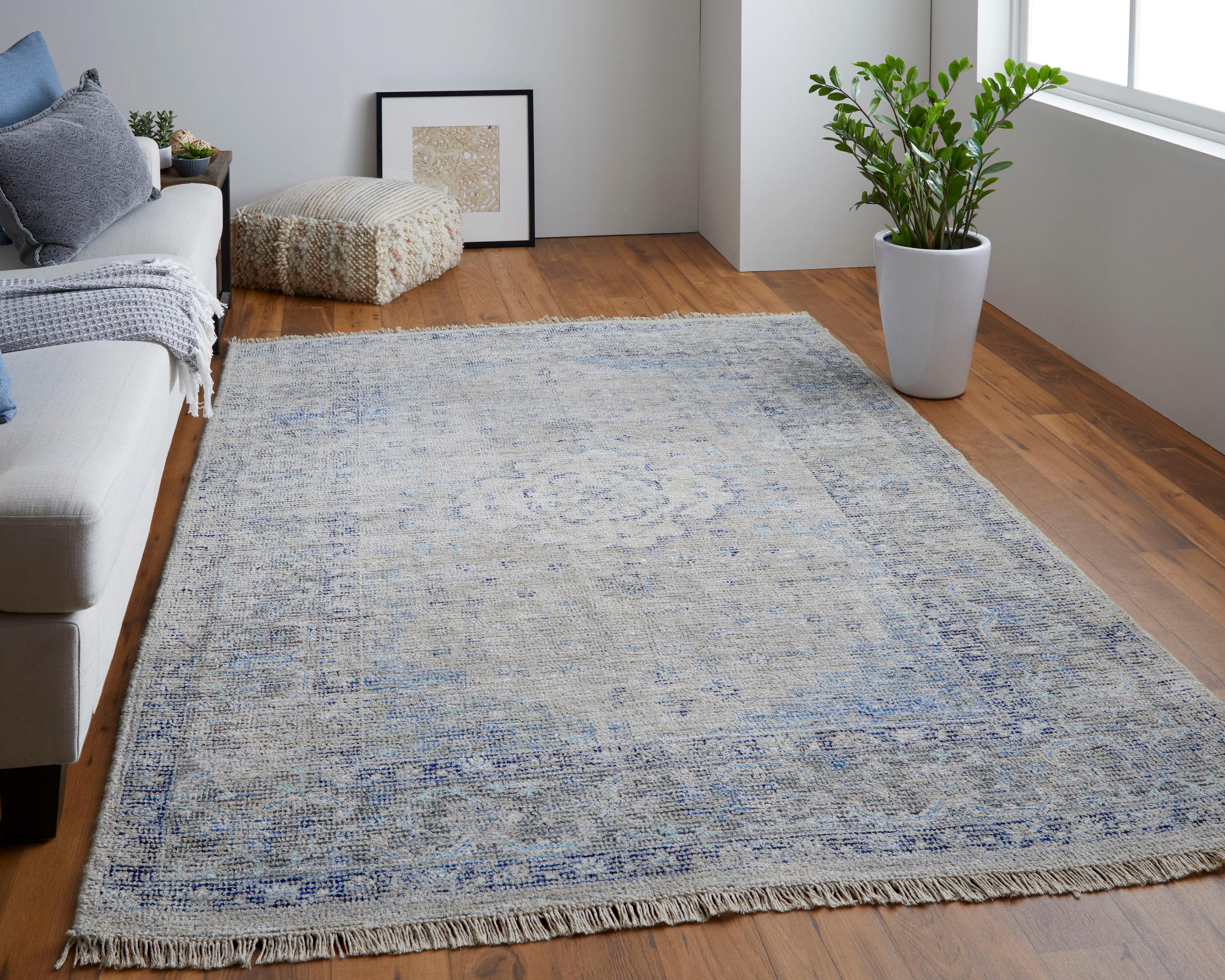 Beech Handwoven Wool-Blend Rug - 2' x 3'