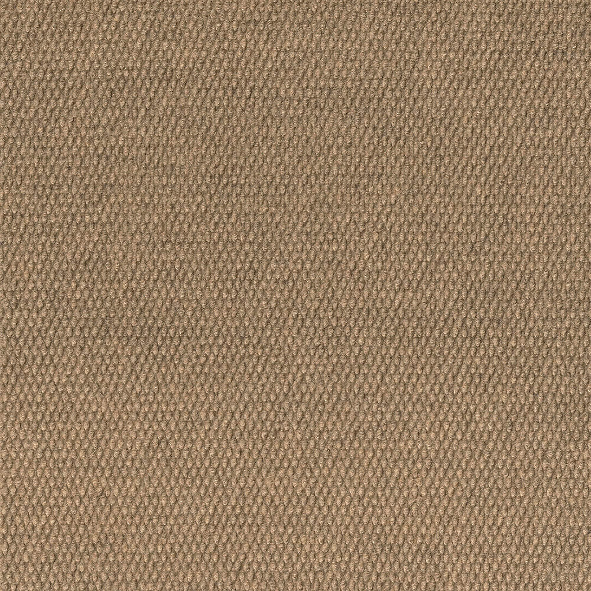18" 16pk Hobnail Carpet Tiles Chestnut - Foss Floors: Indoor/Outdoor, Easy Install, Pet-Friendly