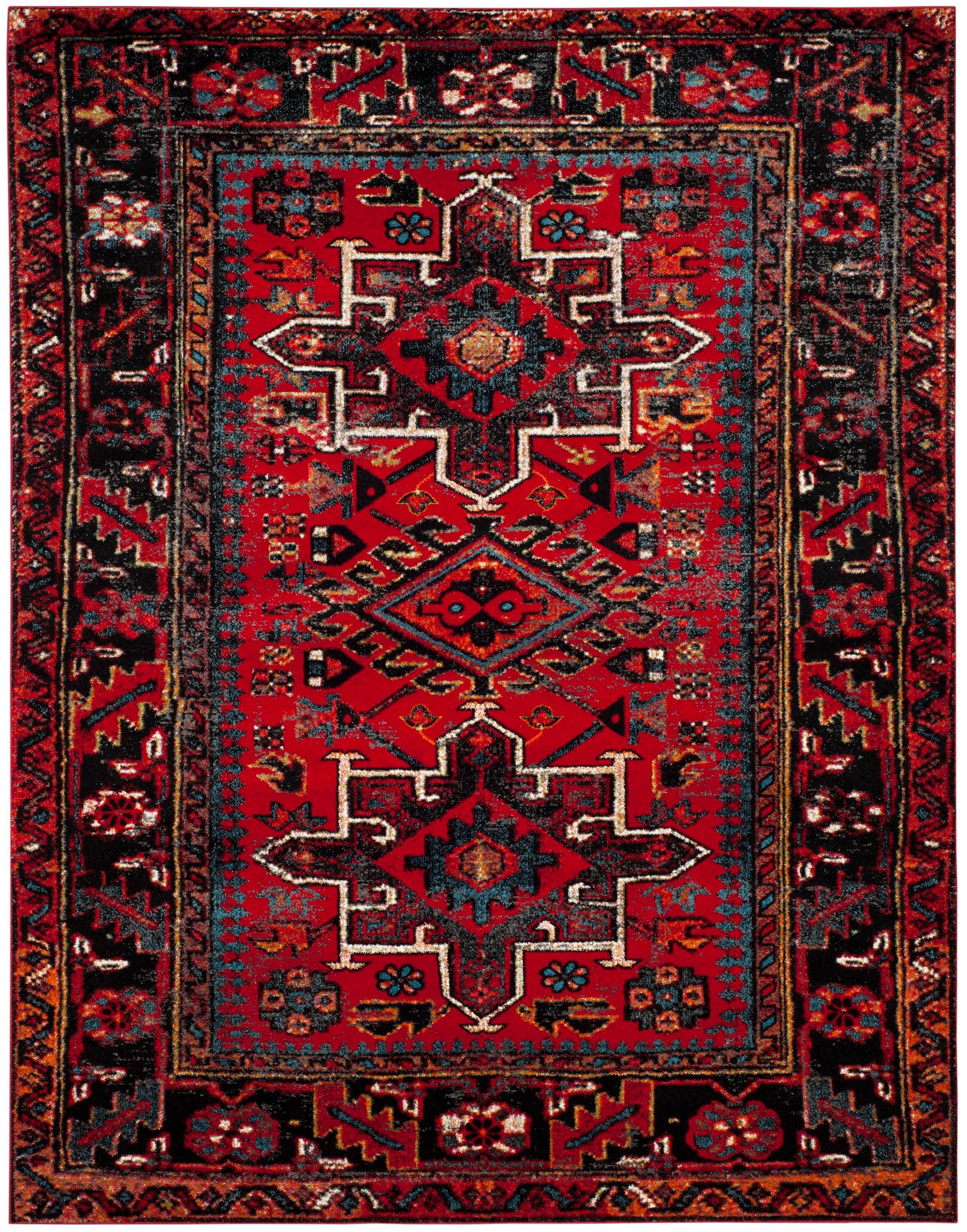 Vintage Hamadan VTH211 Power Loomed Indoor Area Rug - Red/Multi - 12'x18' - Safavieh.