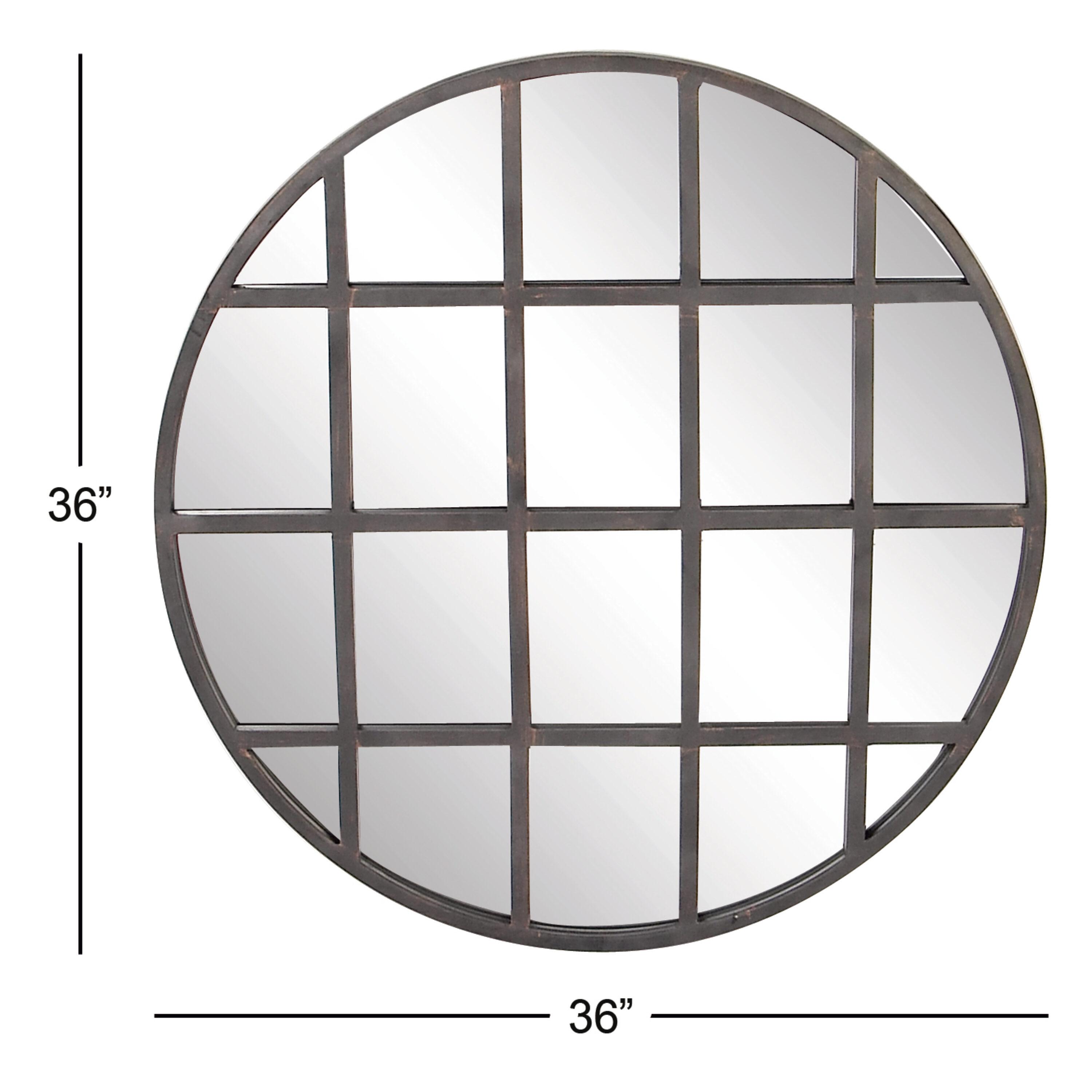 Paneled Modern & Contemporary Accent Mirror
