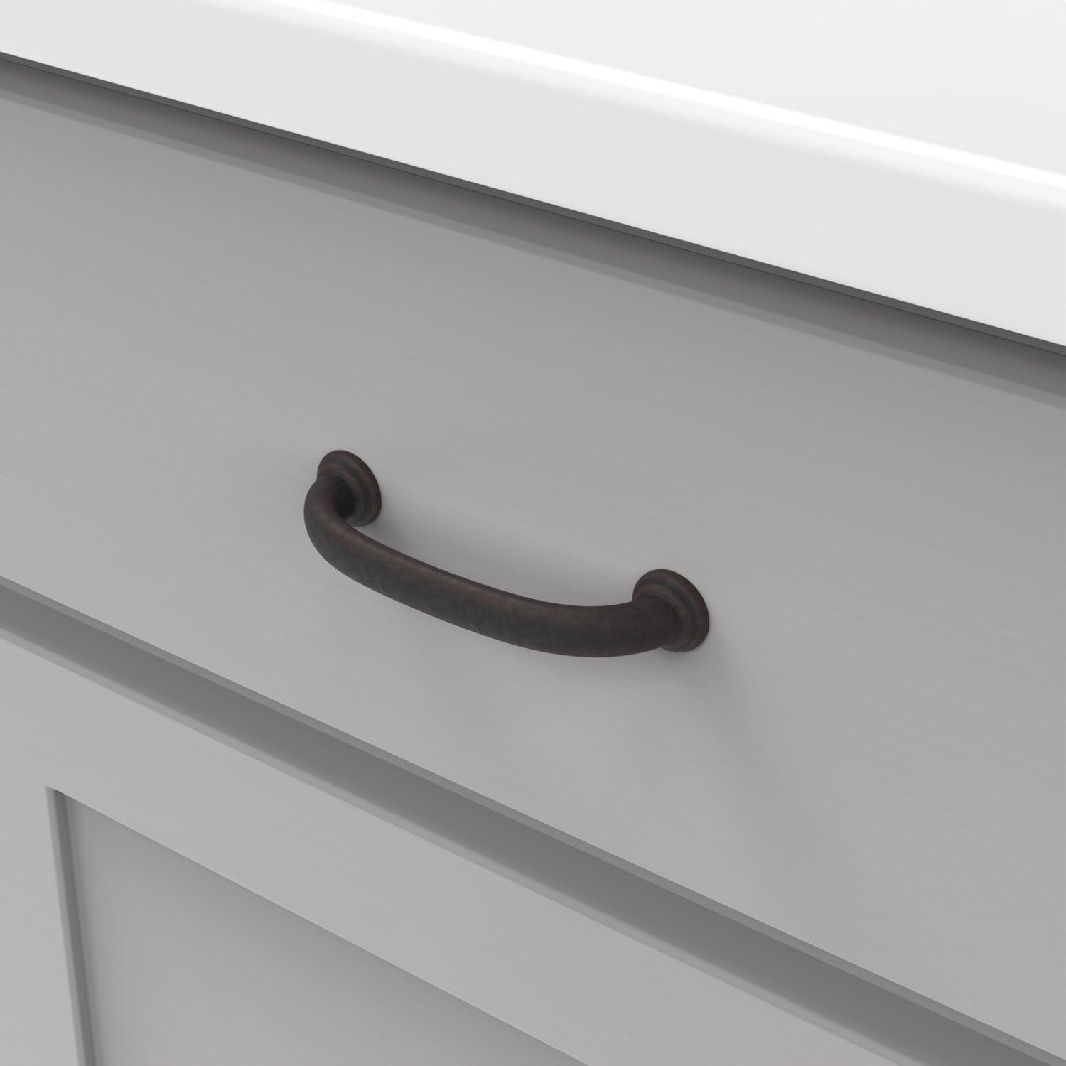 Zephyr Kitchen Cabinet Handles, Solid Core Drawer Pulls for Cabinet Doors, 3-3/4" (96mm)