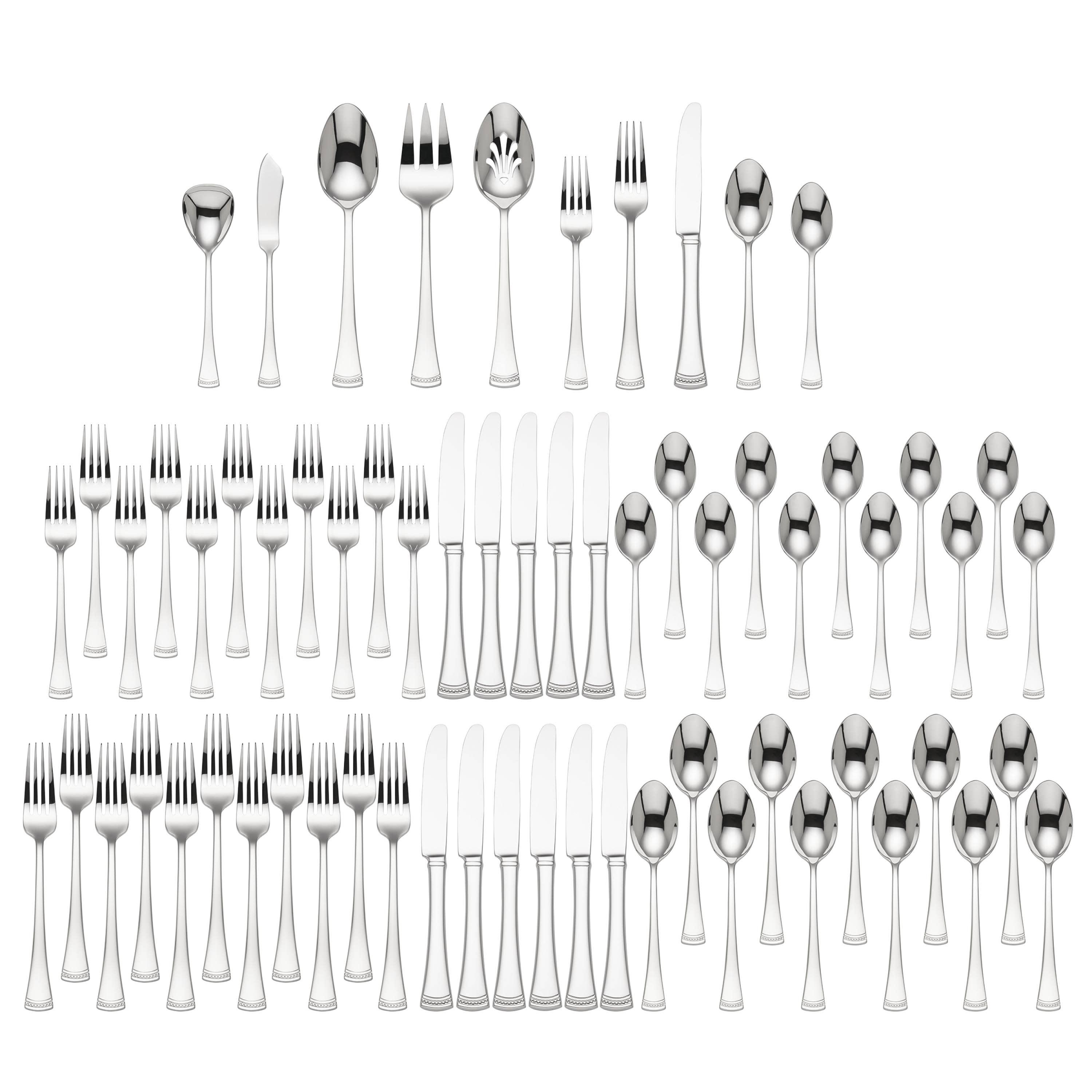 Lenox Portola 65-Piece Flatware & Serving Set, Service for 12