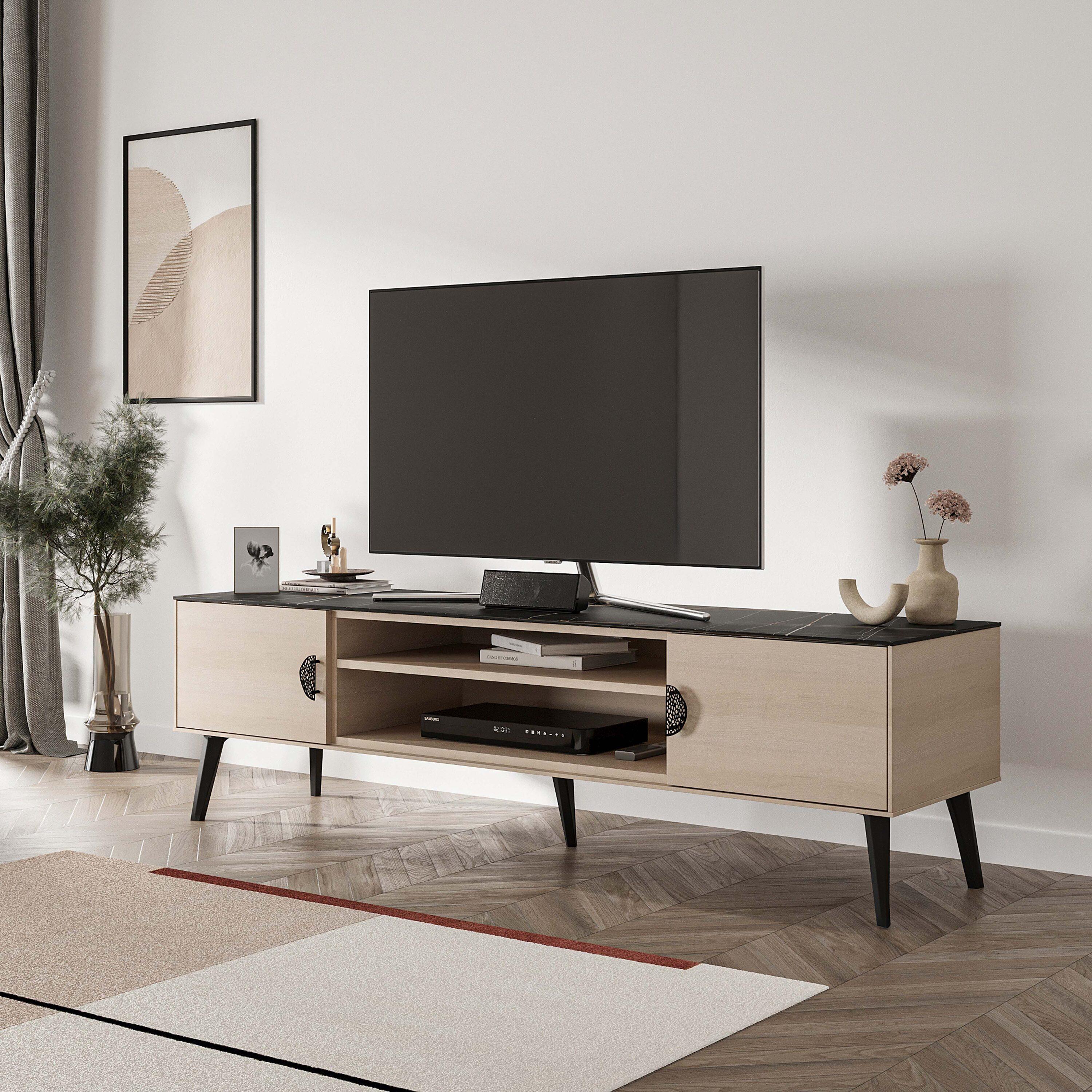 George Oliver Dalaylah 70.9" Mid-Century Modern TV Stand