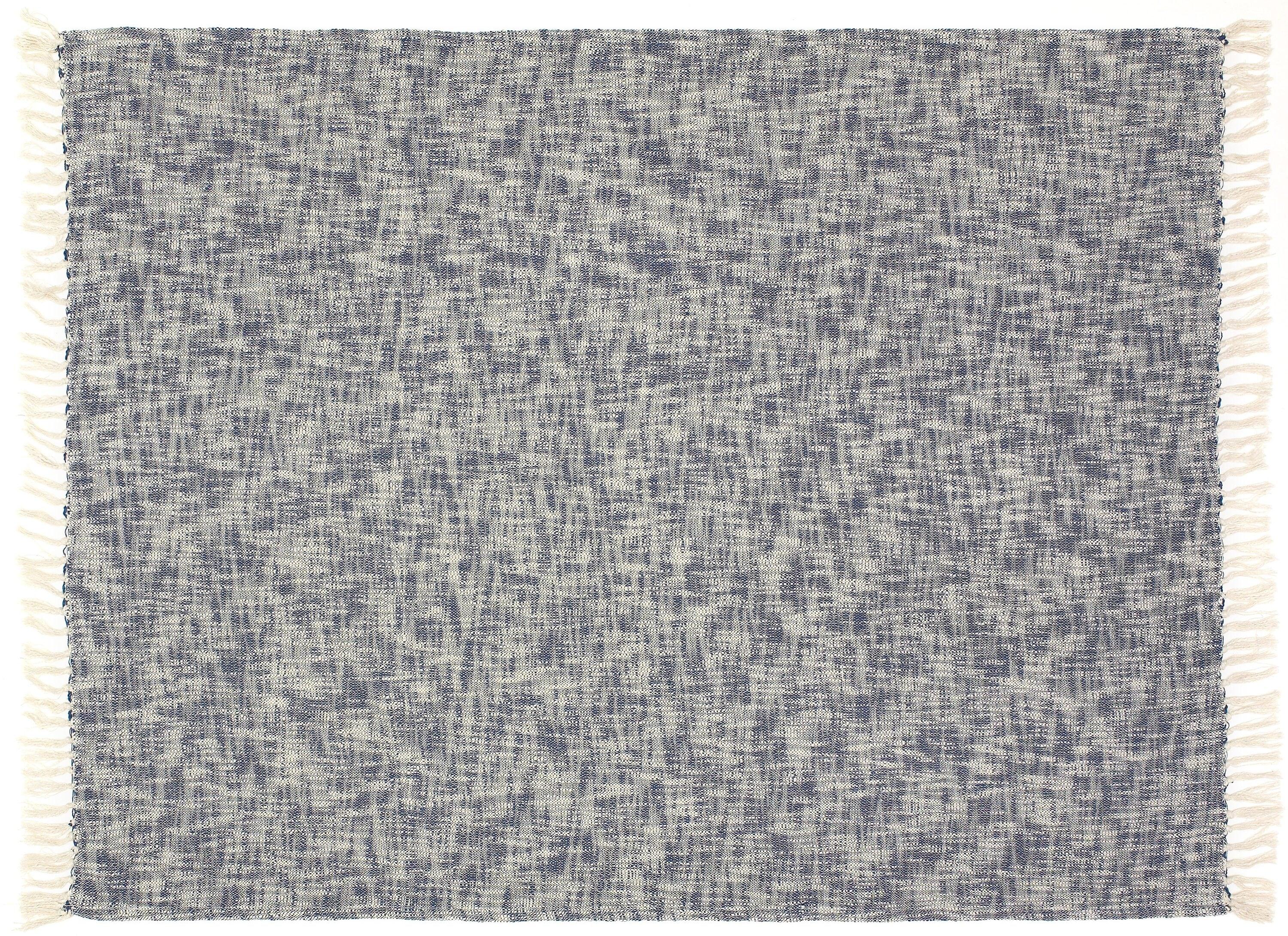 Handmade Solid 100% Cotton Woven Throw Blanket