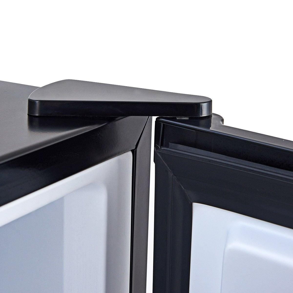 STAKOL 3 cu.ft. Compact Upright Freezer w/Single Stainless Steel Door Removable Shelves