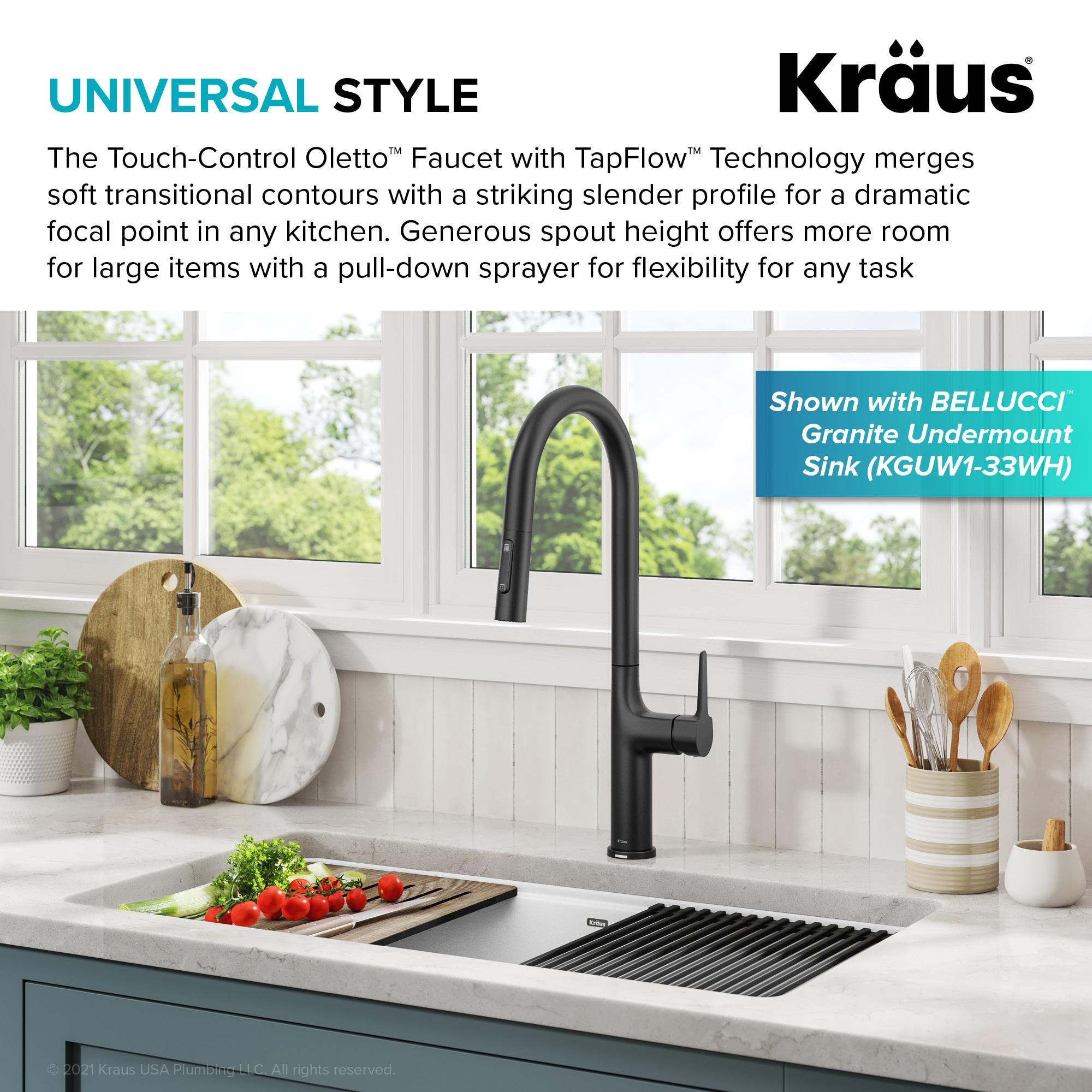 Pull Down Touch Single Handle Kitchen Faucet