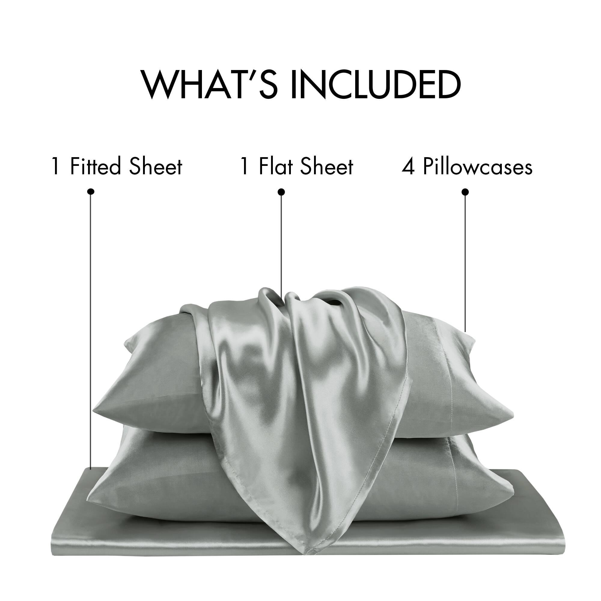 Madison Park Essentials Satin Luxury Sheet Set