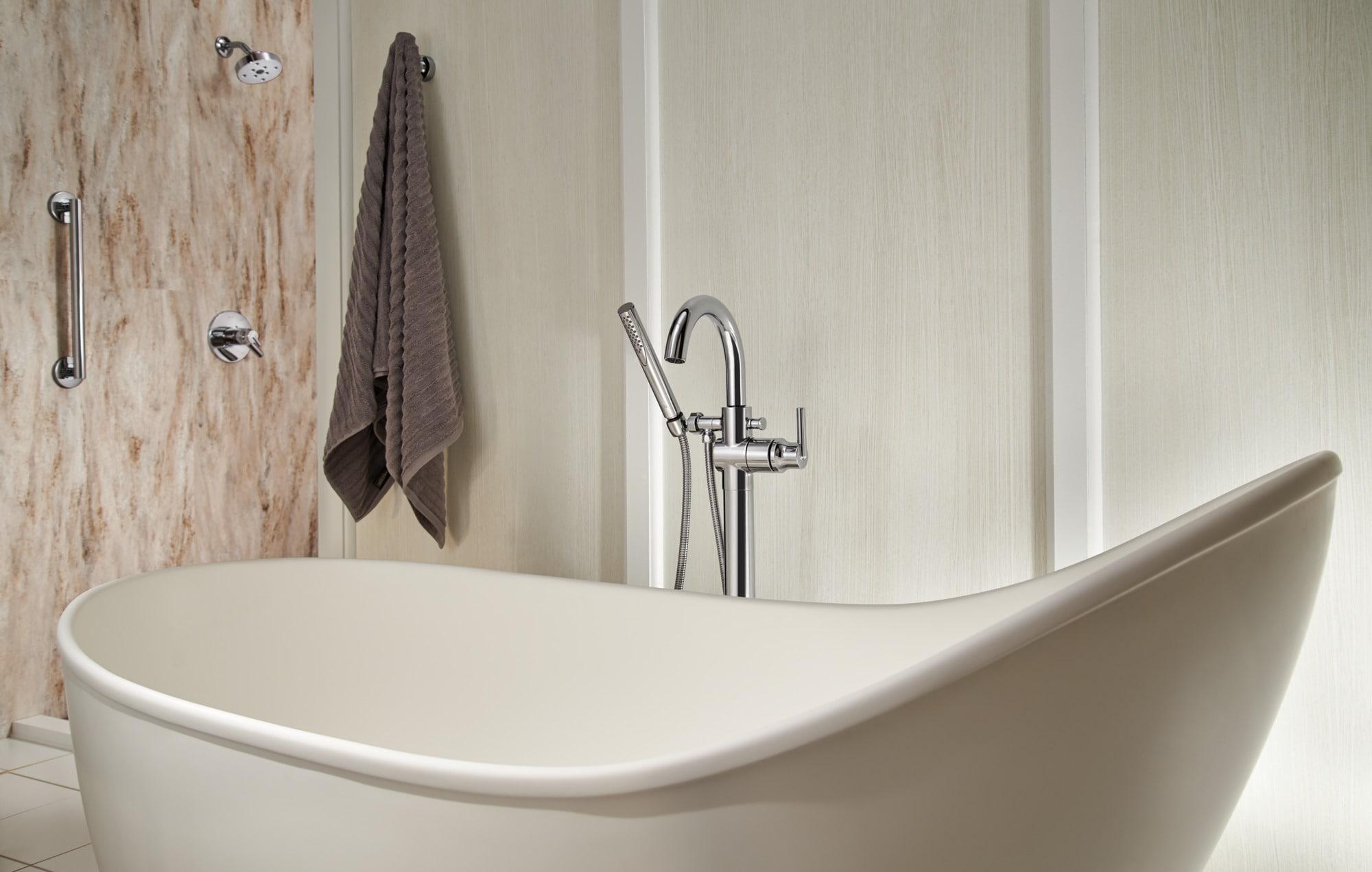 Trinsic Single Handle Floor Mounted Freestanding Tub Filler