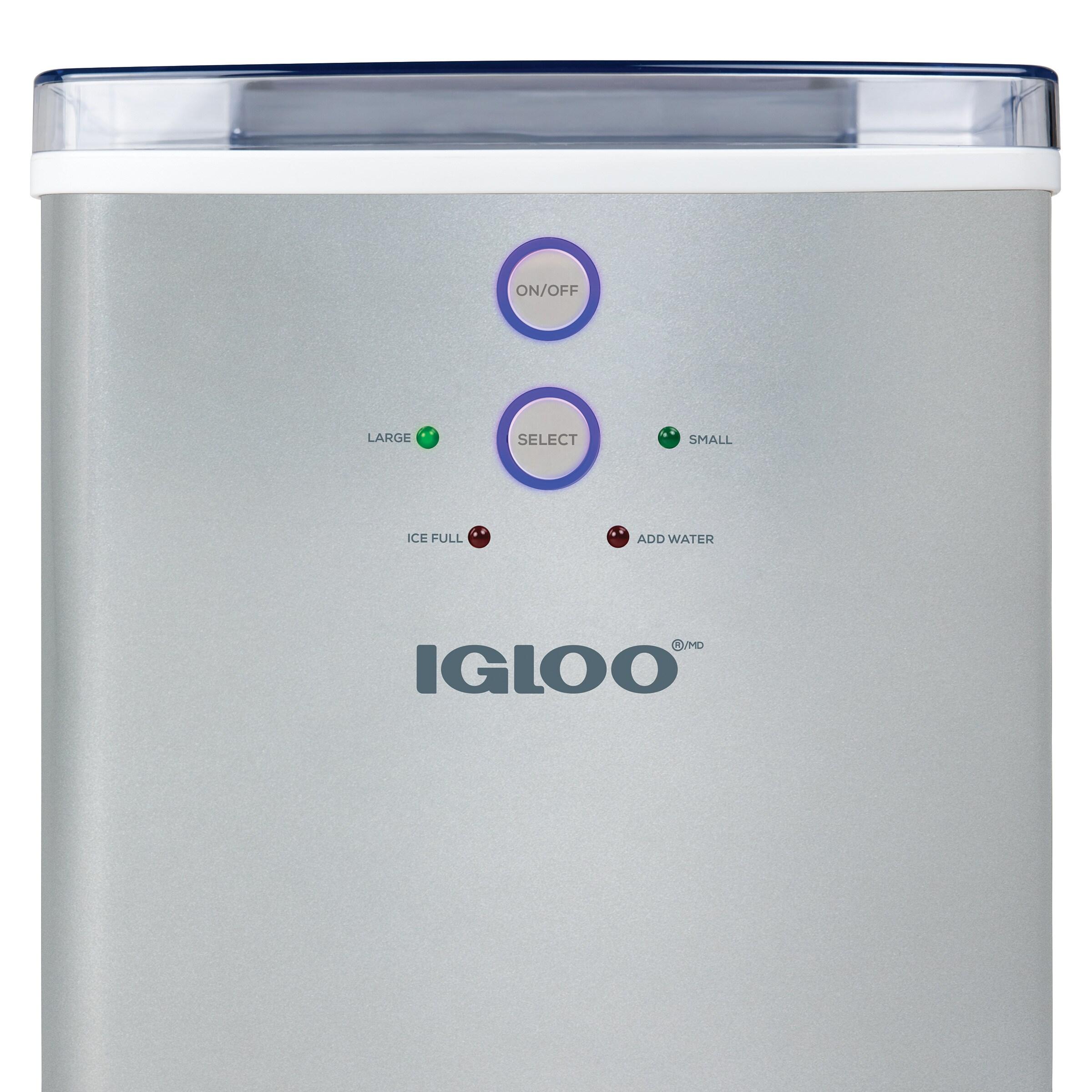 Igloo Igloo Premium Countertop Ice Maker Machine, 33 lbs. in 24 hrs. with Ice Scoop and Basket