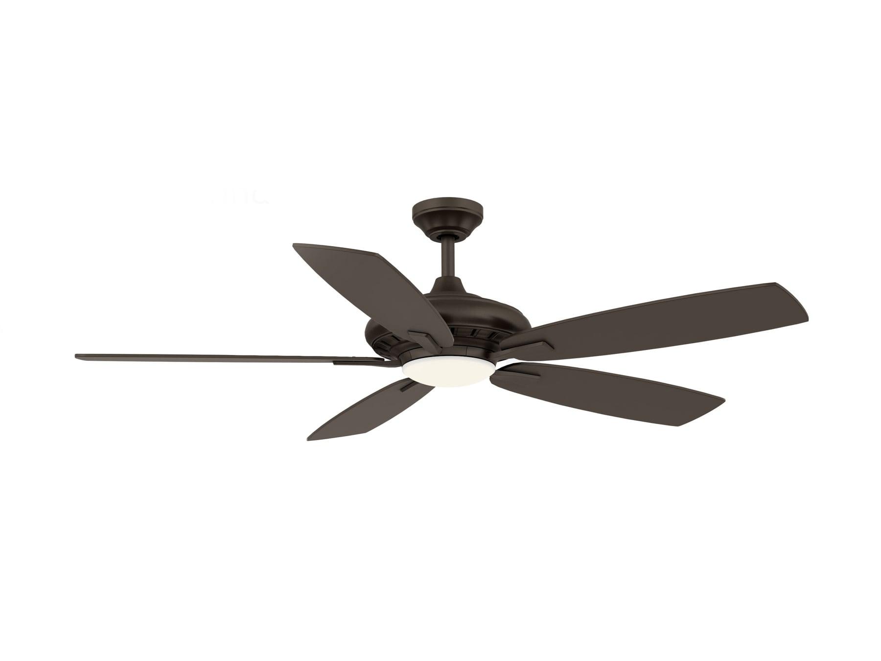 Minka Aire 52'' Laskintown 5 - Blade LED Standard Ceiling Fan with Remote Control and Light Kit Included