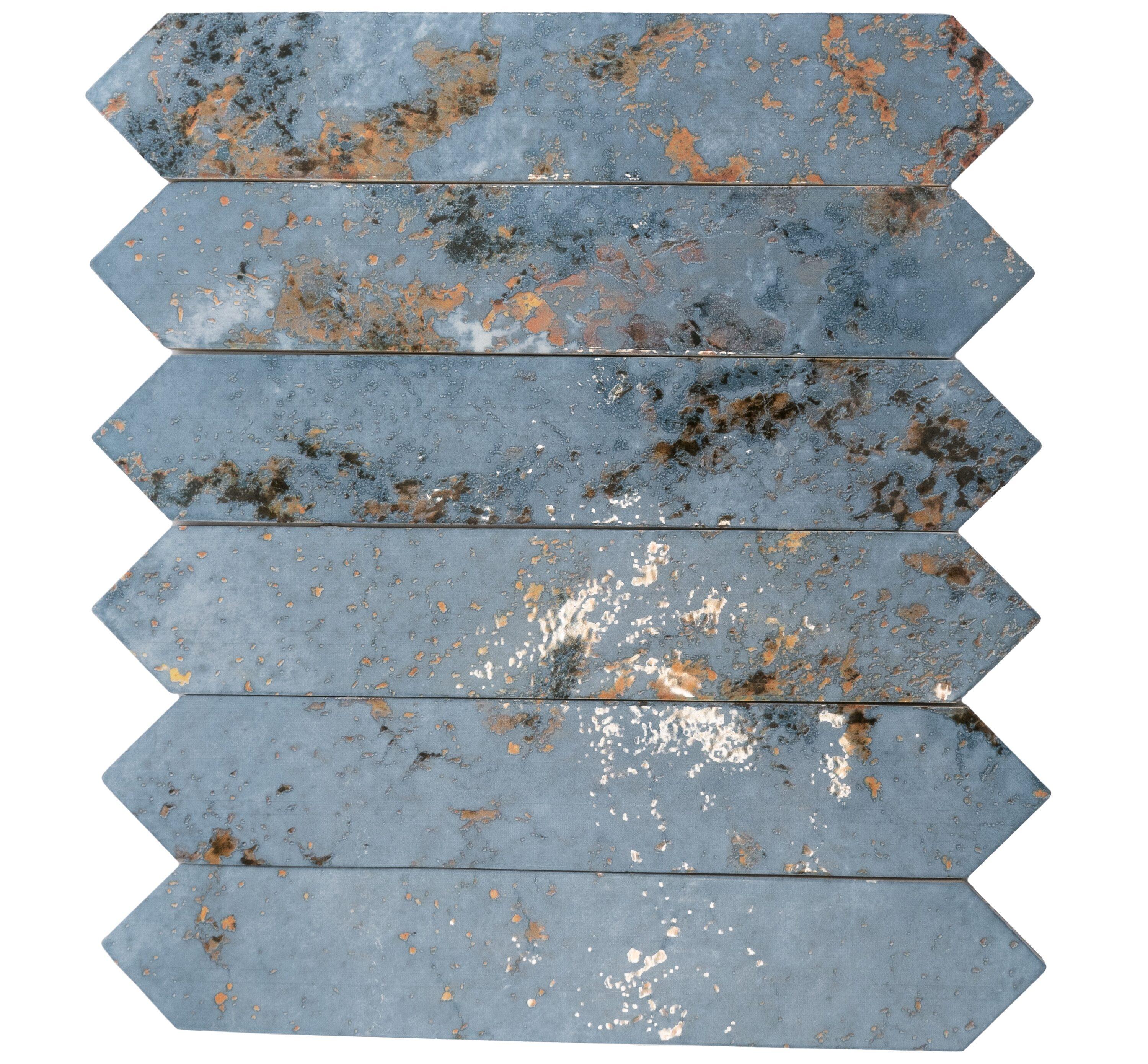 Festa 1.7'' W x 9.6'' L Ceramic Singular Tile